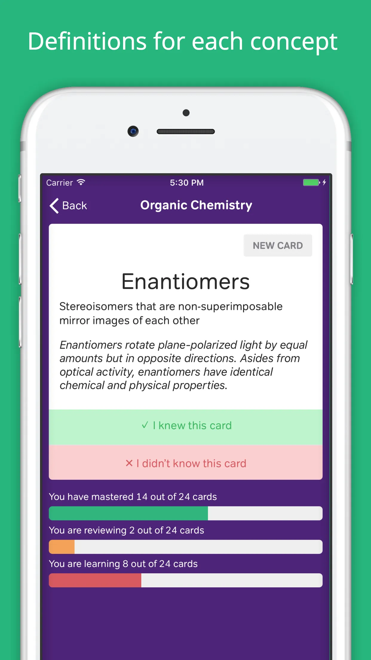 MCAT Prep: MCAT Flashcards iphone screenshot 3