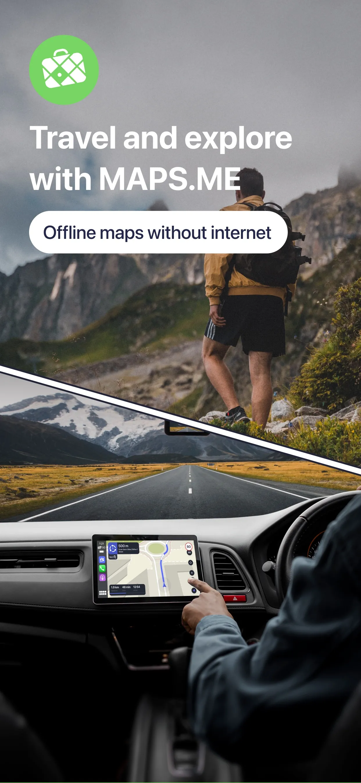 MAPS.ME: Offline Maps, GPS Nav iphone screenshot 1