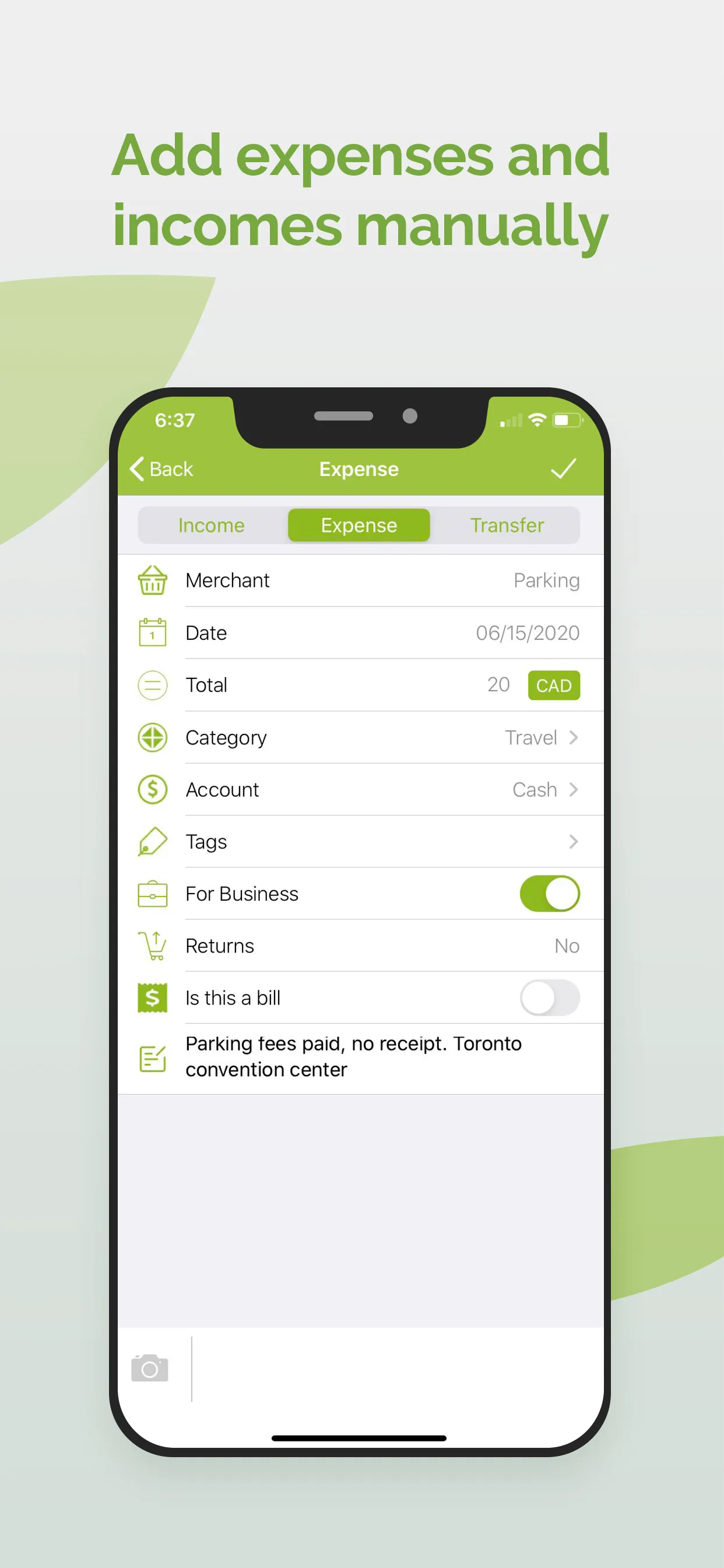 Foreceipt Receipt Tracker App iphone screenshot 7
