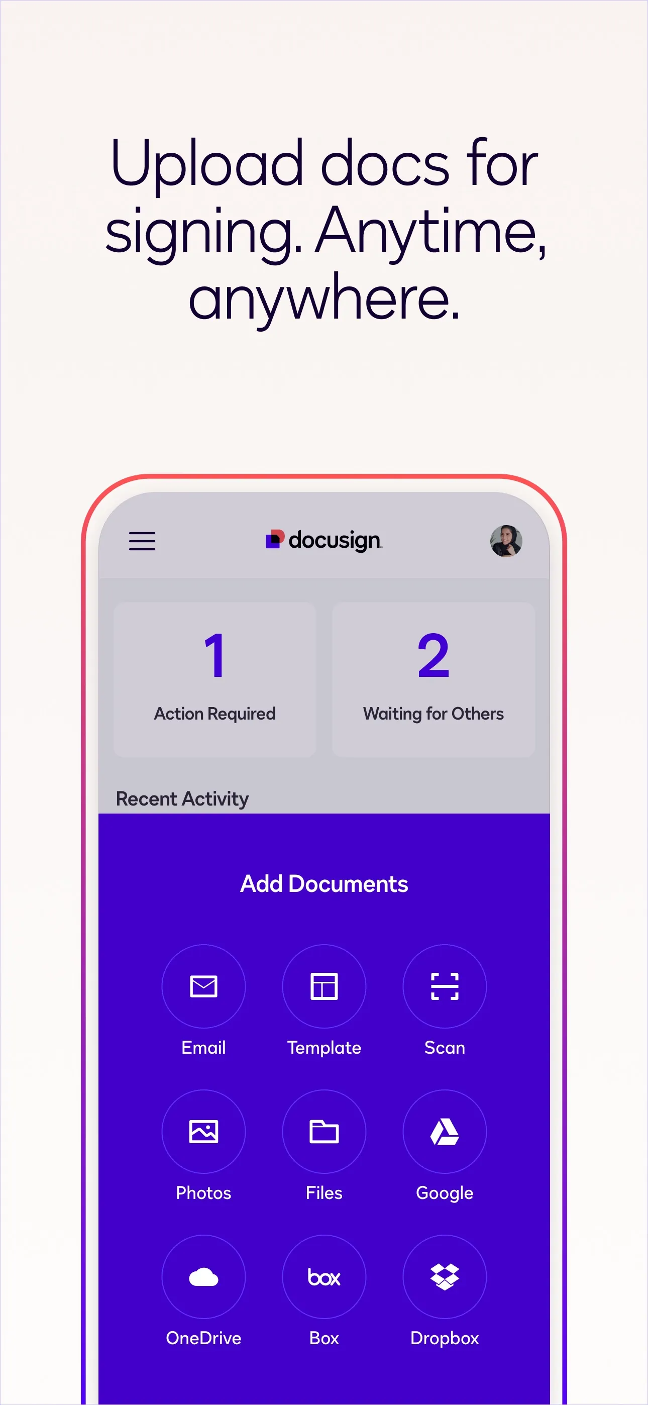 Docusign - Upload & Sign Docs iphone screenshot 6