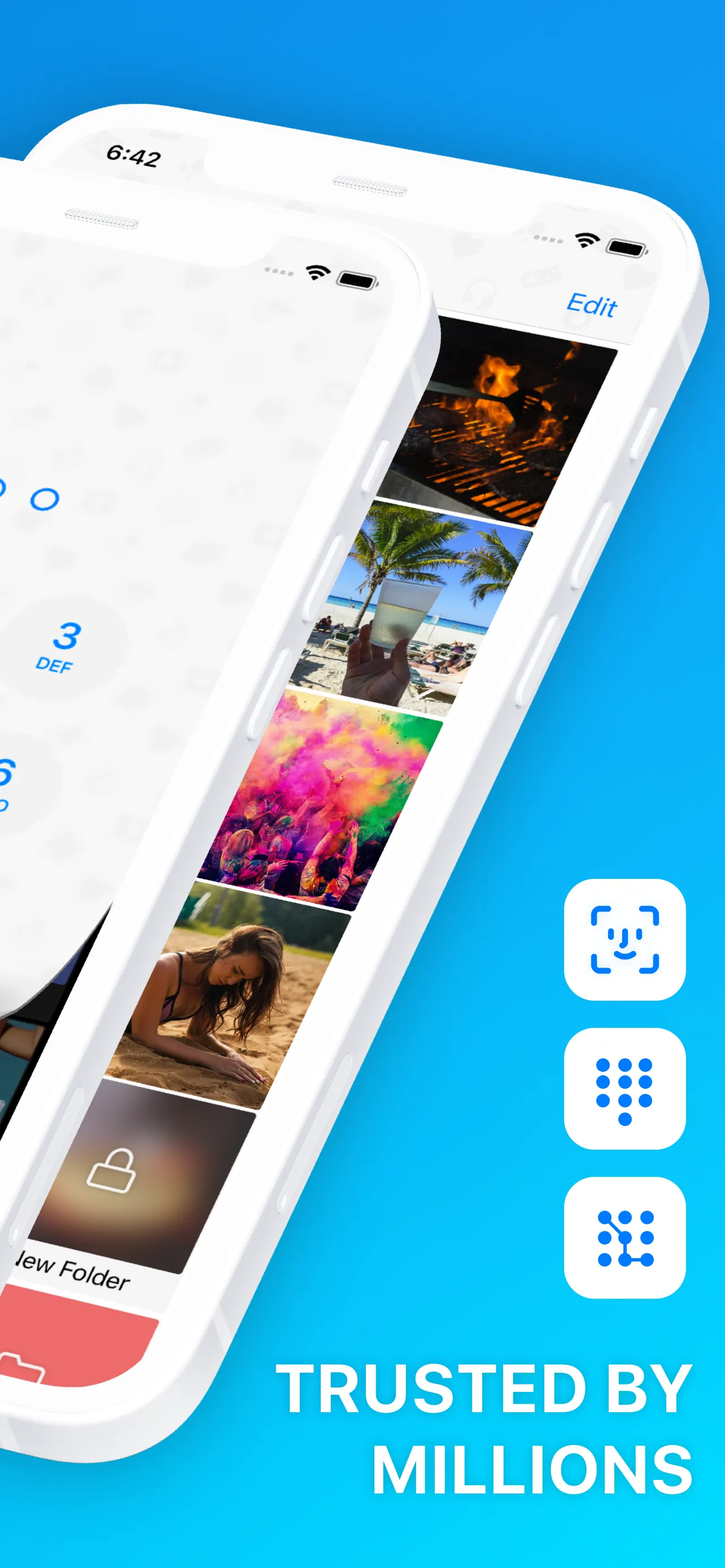 Safe Lock - Hidden Photo Vault iphone screenshot 2