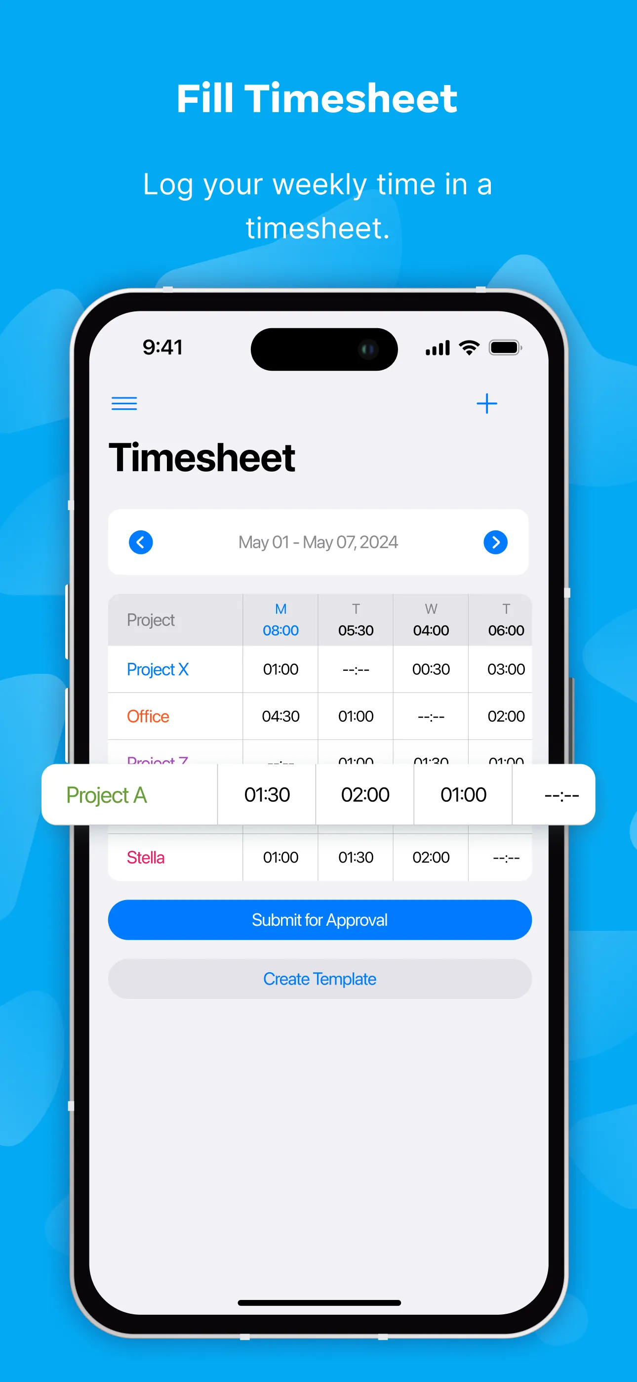 Clockify Time Tracker iphone screenshot 2