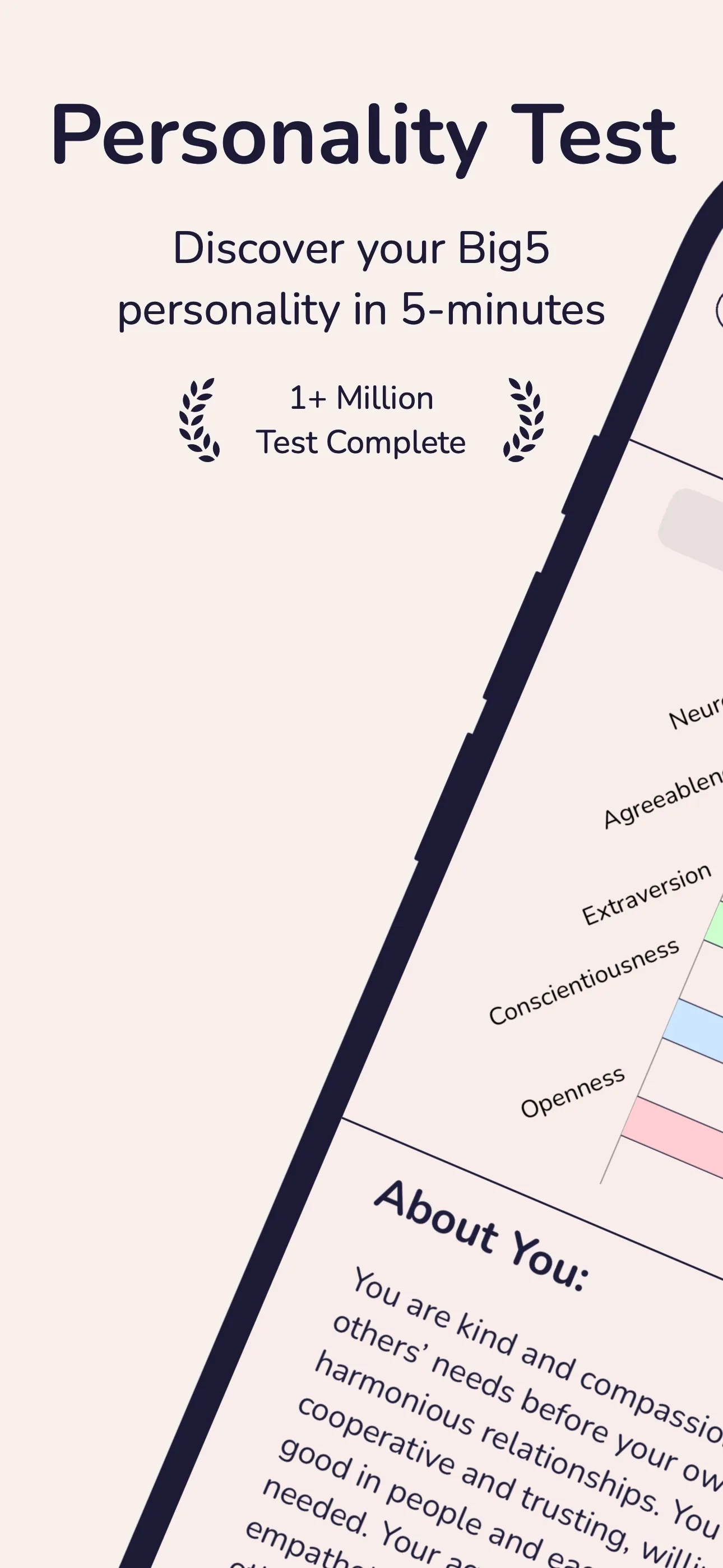 Personality Test: Big Five iphone screenshot 1