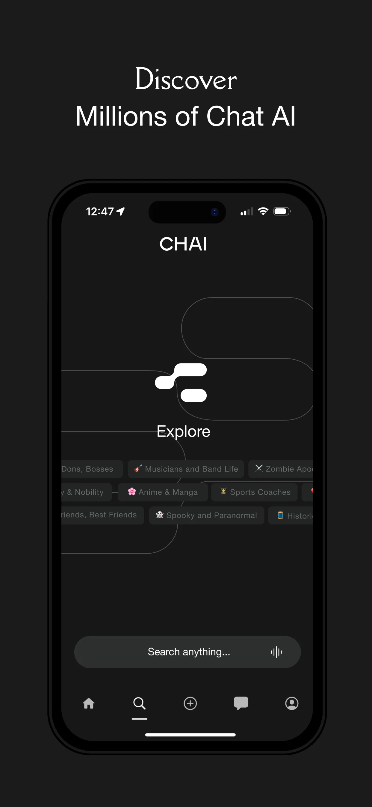 CHAI: Social AI Platform- Chat iphone screenshot 2