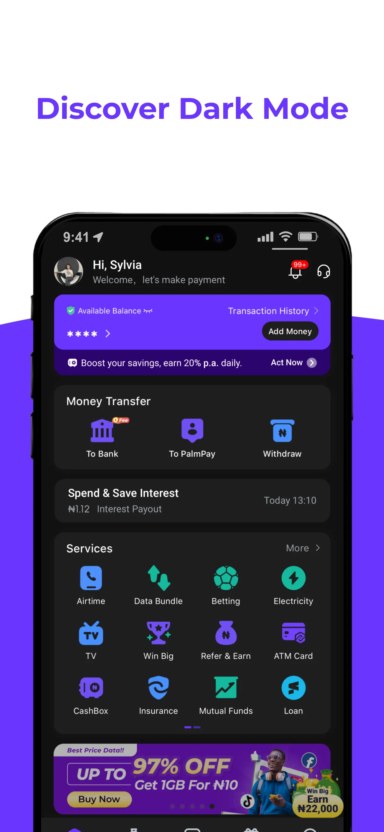 PalmPay - Transfers, Bills iphone screenshot 8