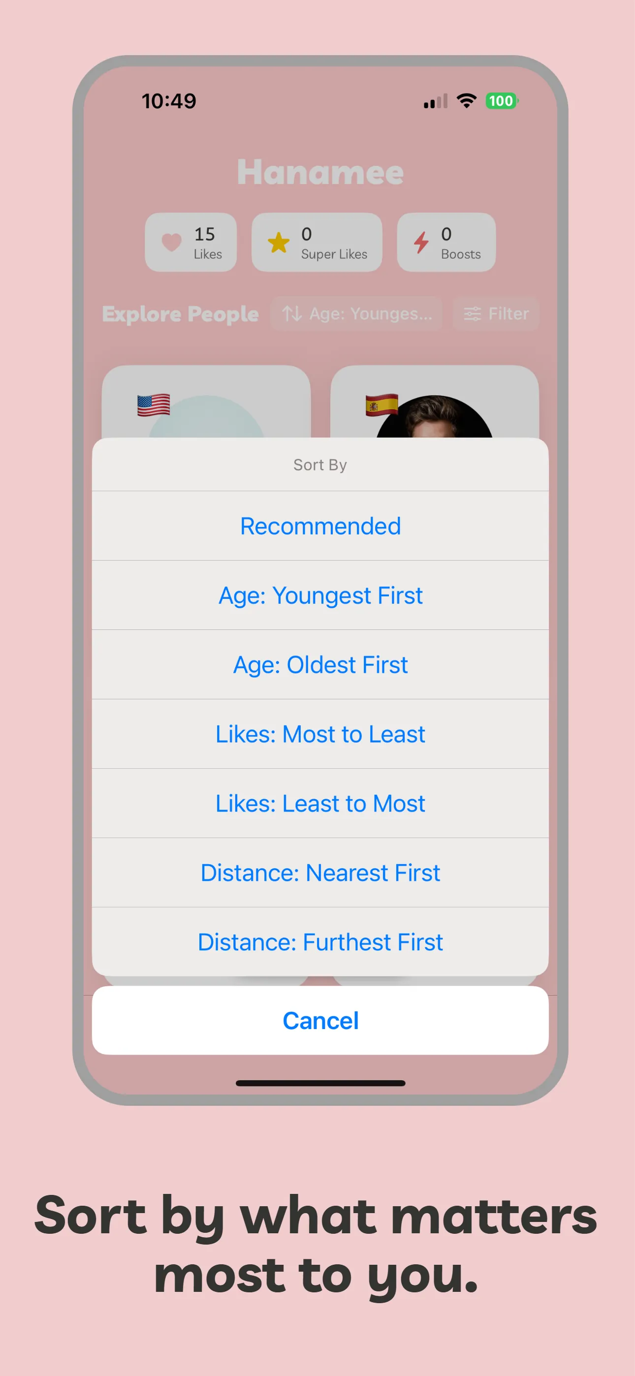 Hanamee: Language Exchange iphone screenshot 5