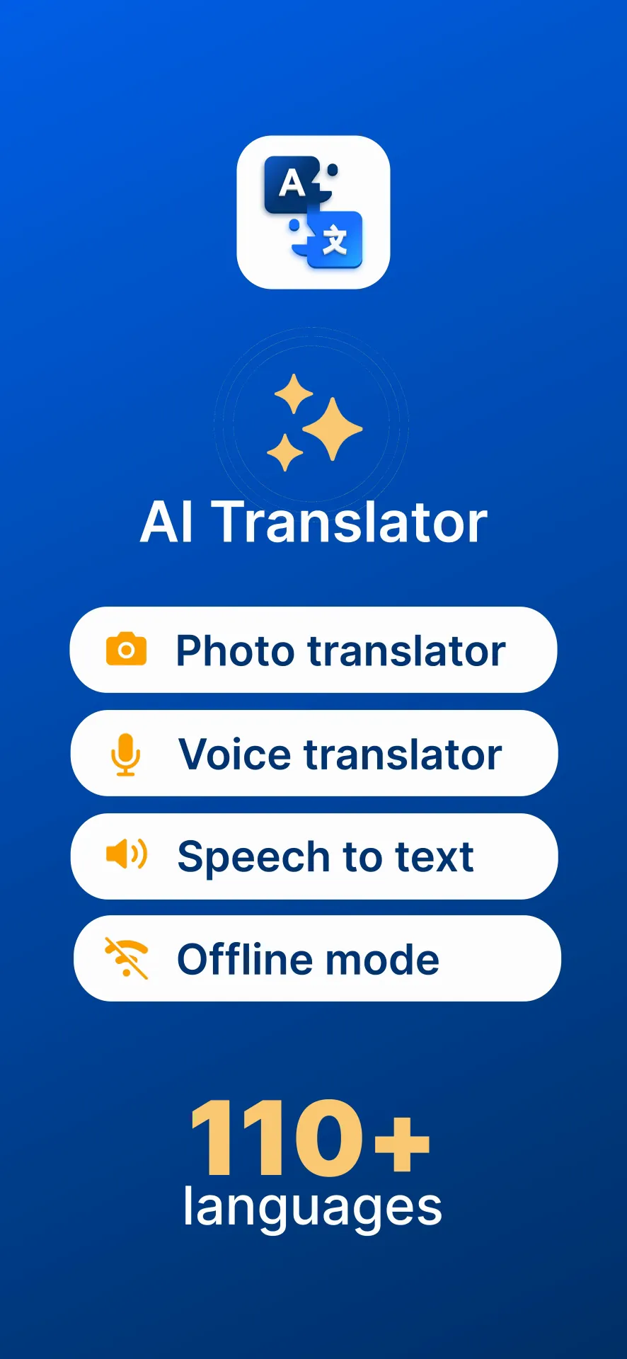 Translator GO: AI Translate iphone screenshot 1