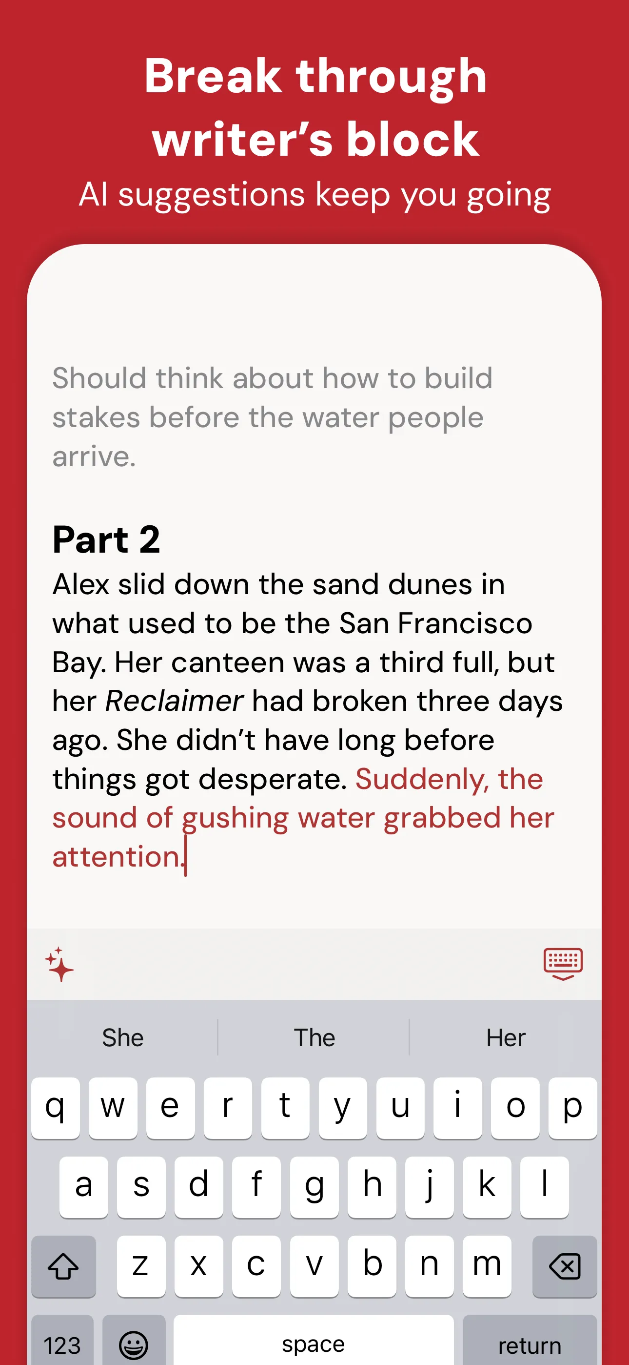 Werdsmith: Writing App iphone screenshot 2