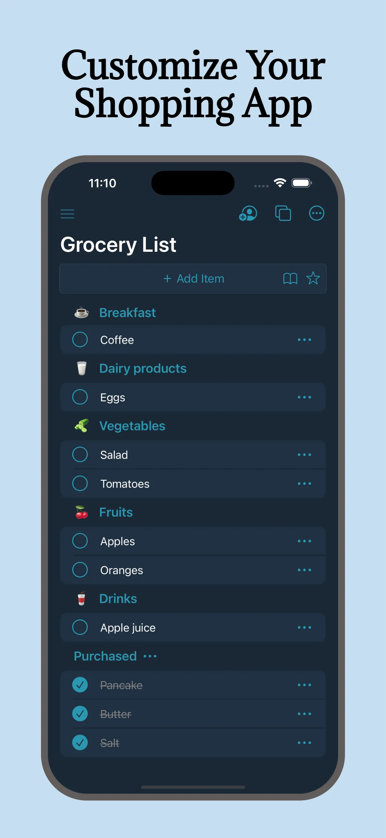 Shoppylist - Grocery List iphone screenshot 8