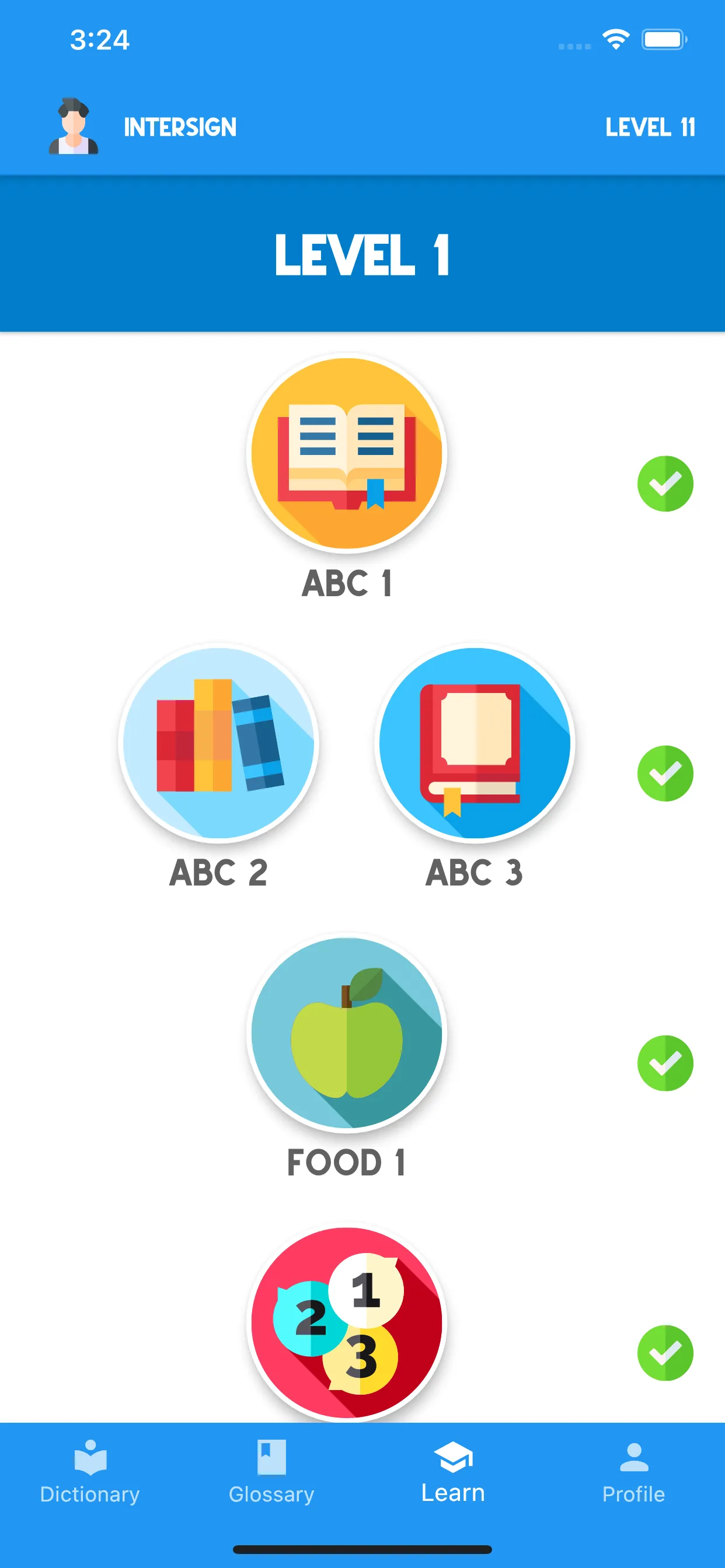 InterSign ASL - Learn Now! iphone screenshot 1