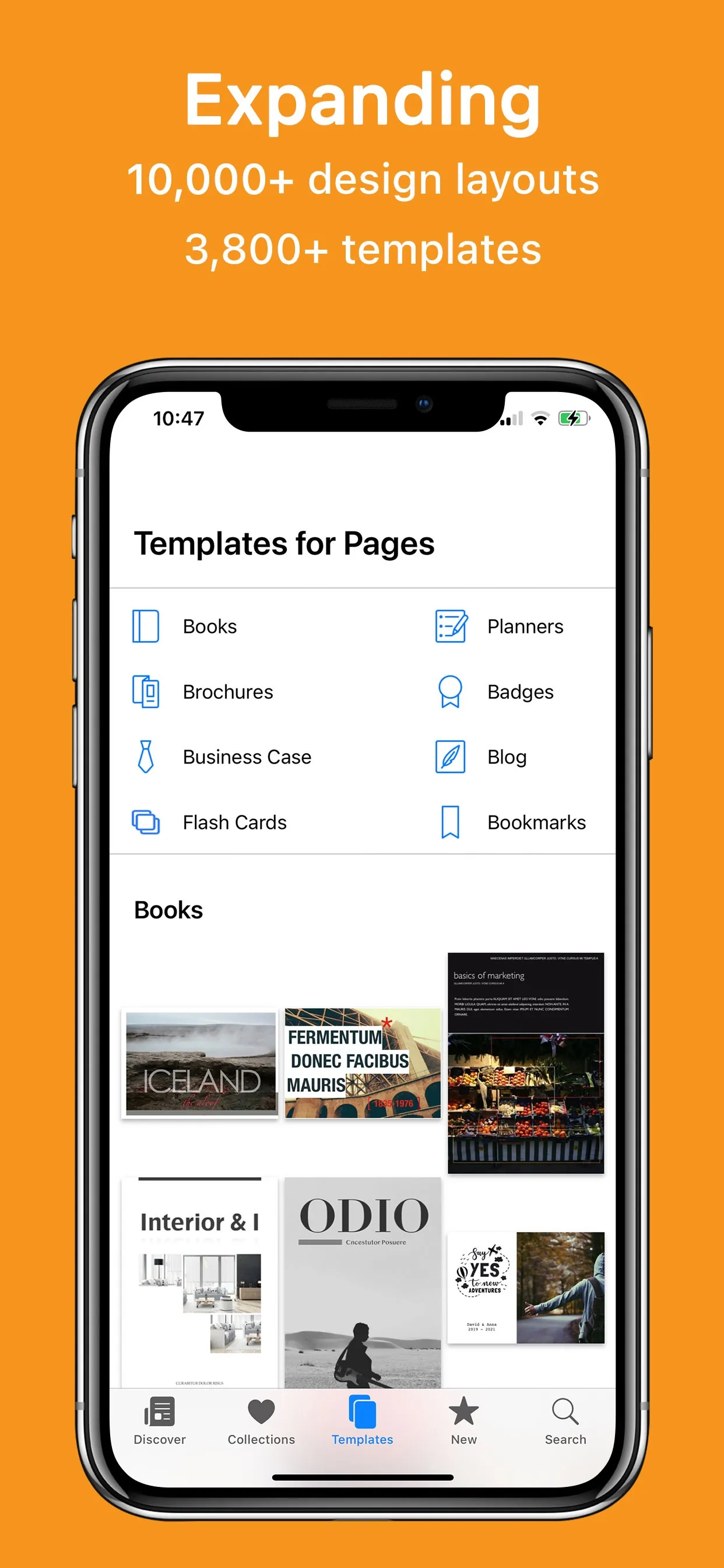 Templates for Pages - DesiGN iphone screenshot 2