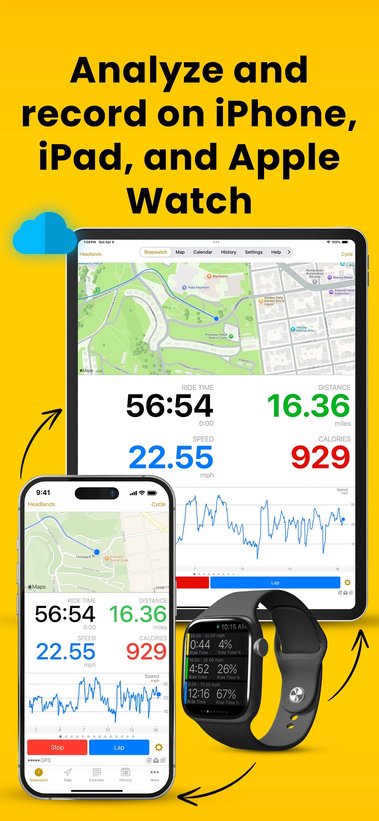 Cyclemeter Cycling GPS Tracker iphone screenshot 8