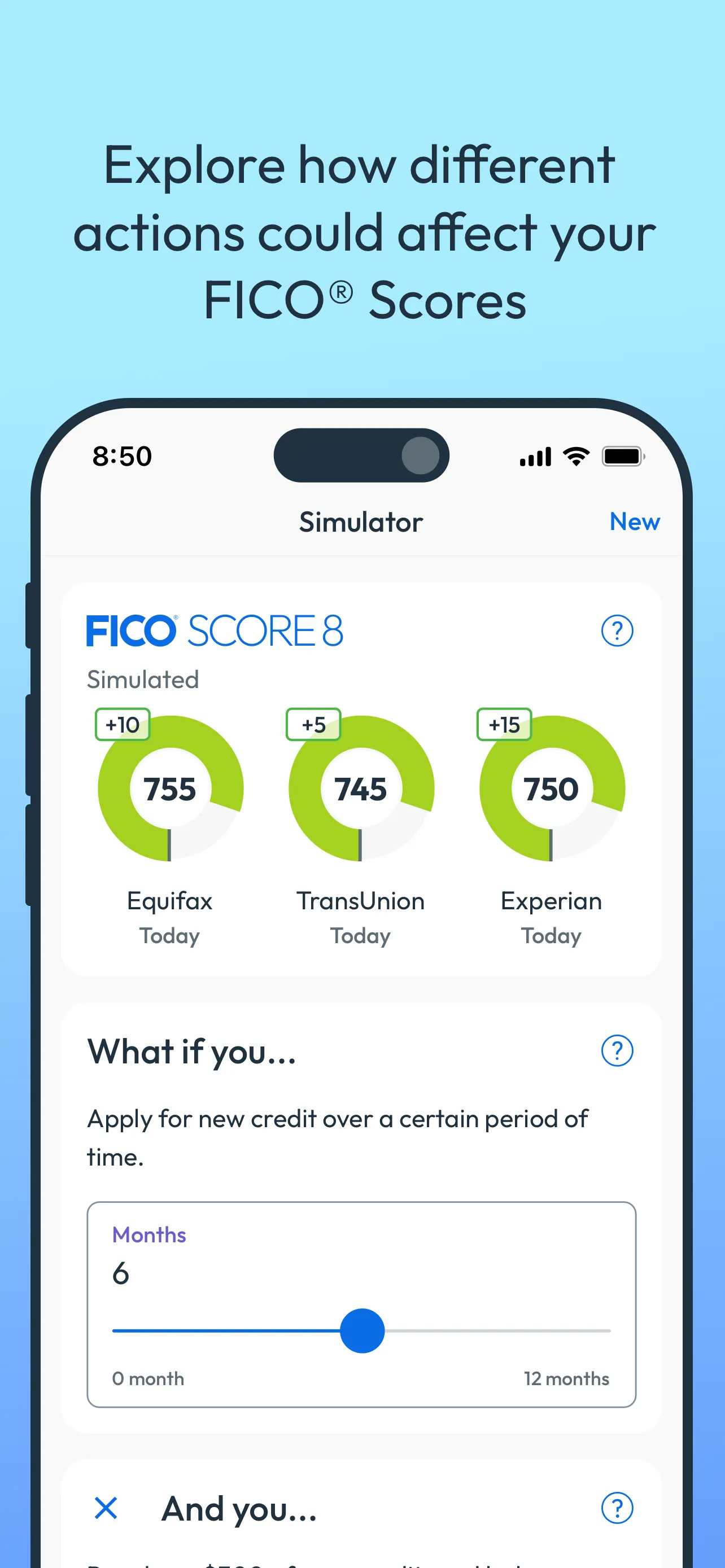 myFICO - FICO Score Monitoring iphone screenshot 6
