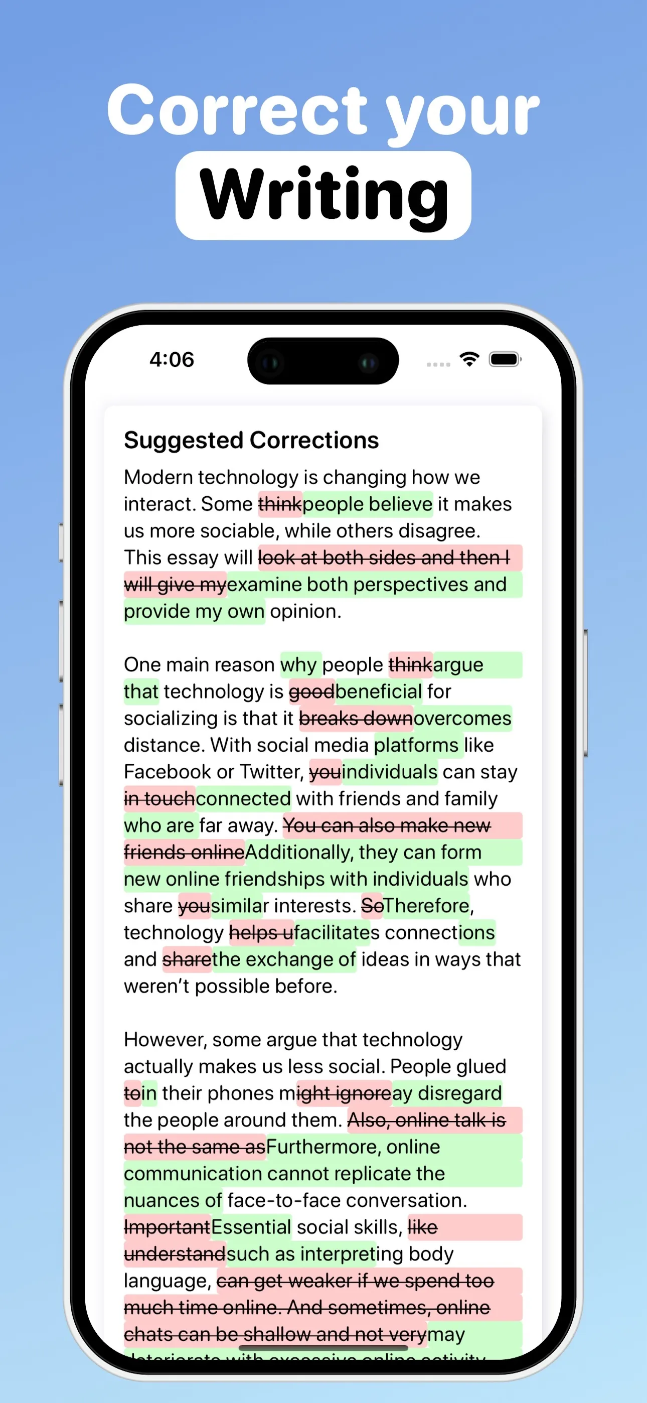 IELTS－Speaking・Writing・Reading iphone screenshot 2