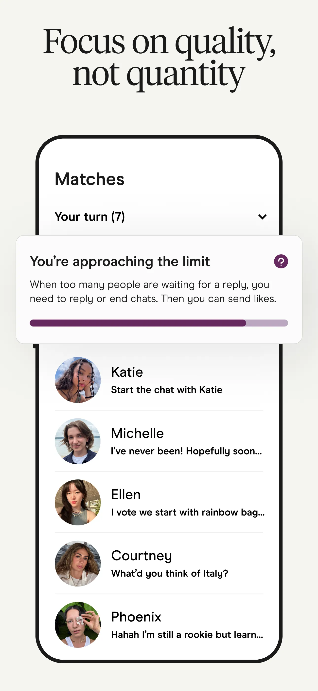 Hinge Dating App: Match & Meet iphone screenshot 6