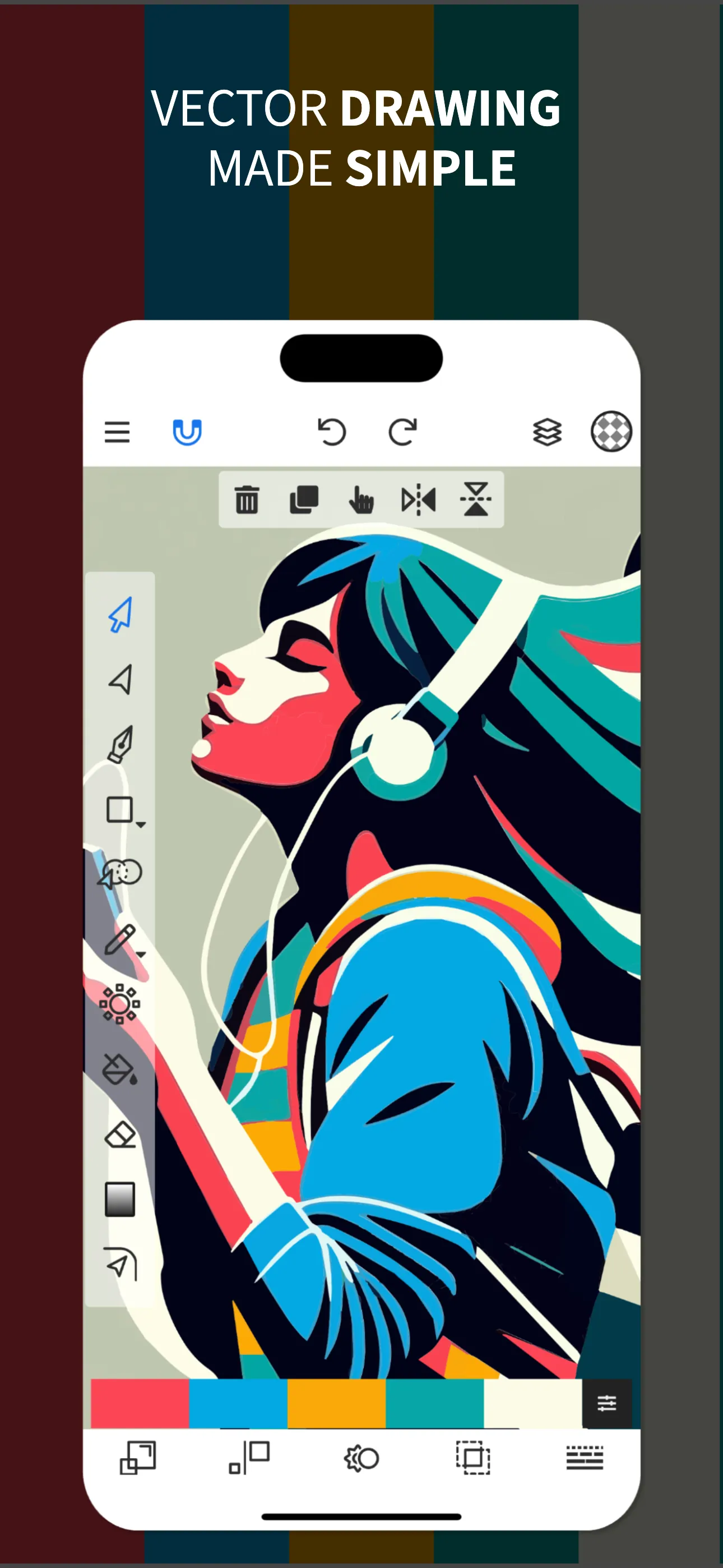 Vector Drawing & Logo Design iphone screenshot 2