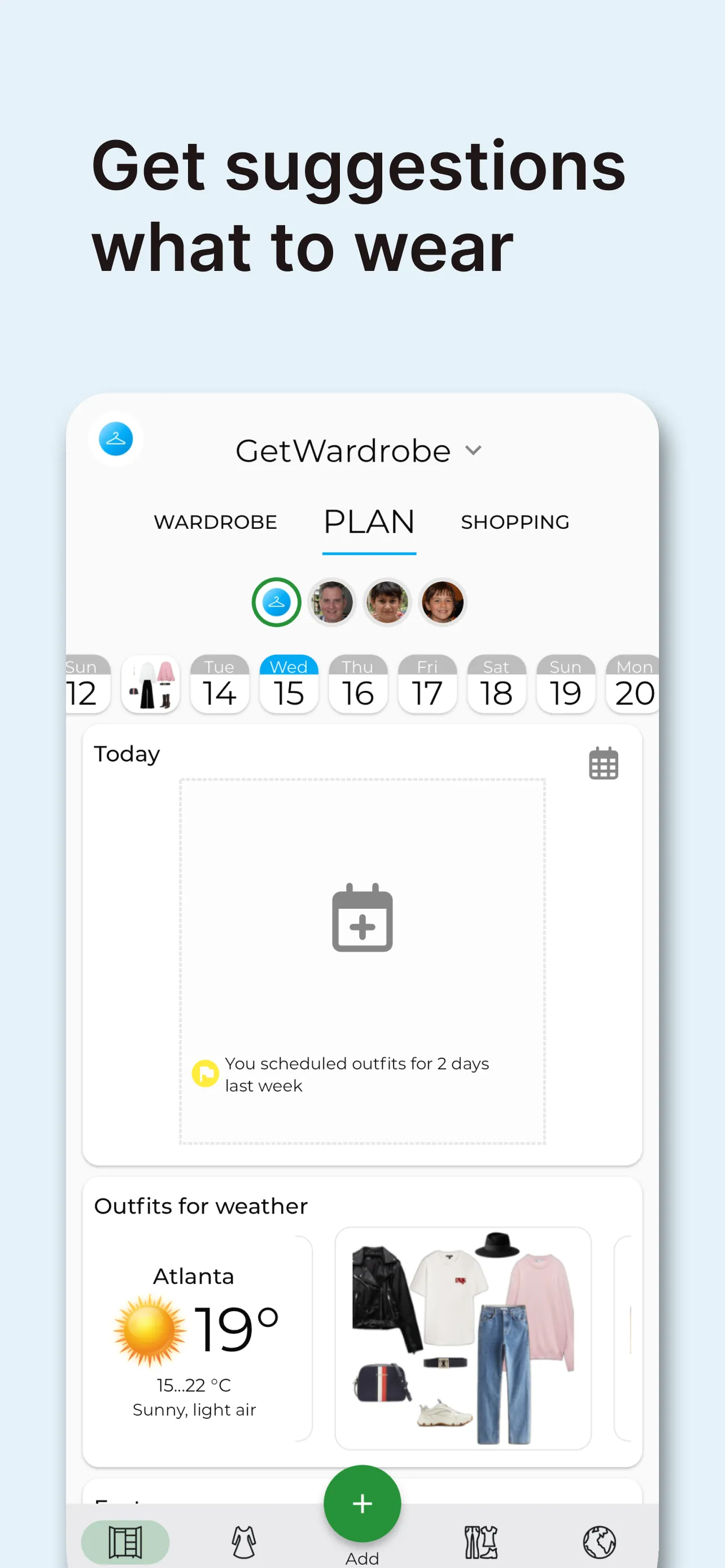 GetWardrobe Outfit Planner iphone screenshot 3