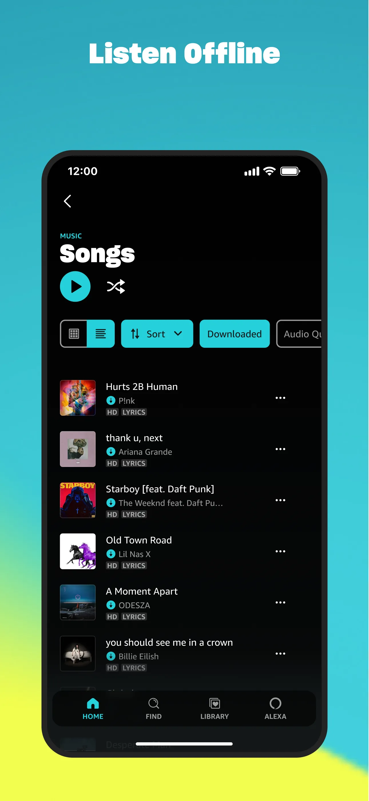 Amazon Music: Songs & Podcasts iphone screenshot 6
