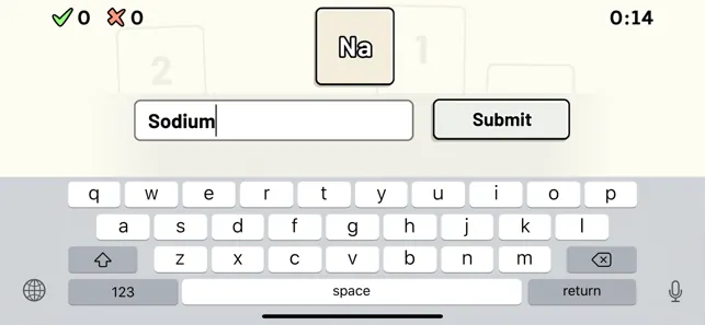 Periodic Table Quiz iphone screenshot 5