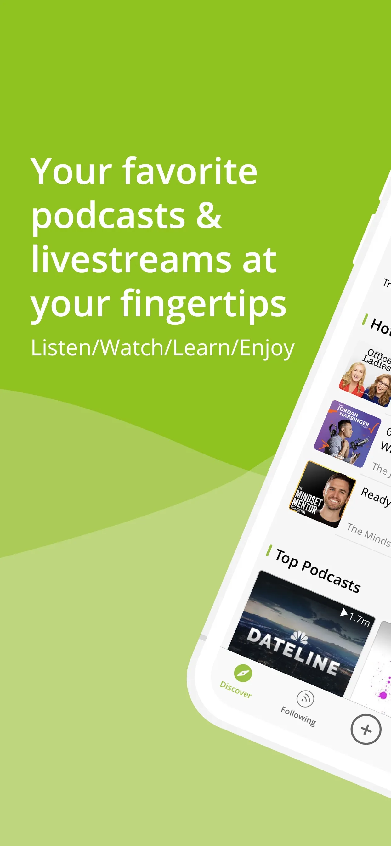 Podbean Podcast App & Player iphone screenshot 1