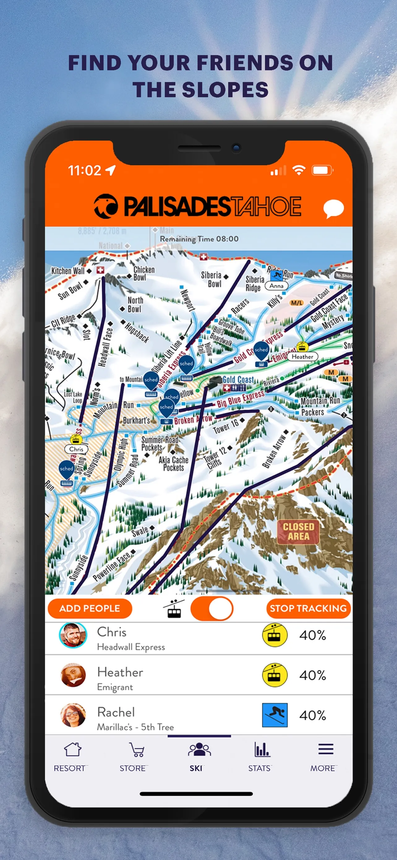 Palisades Tahoe iphone screenshot 4