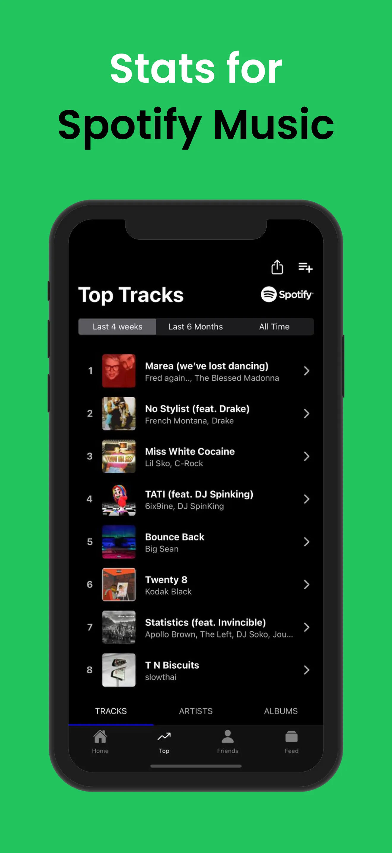 Receiptify: Stats for Spotify iphone screenshot 5