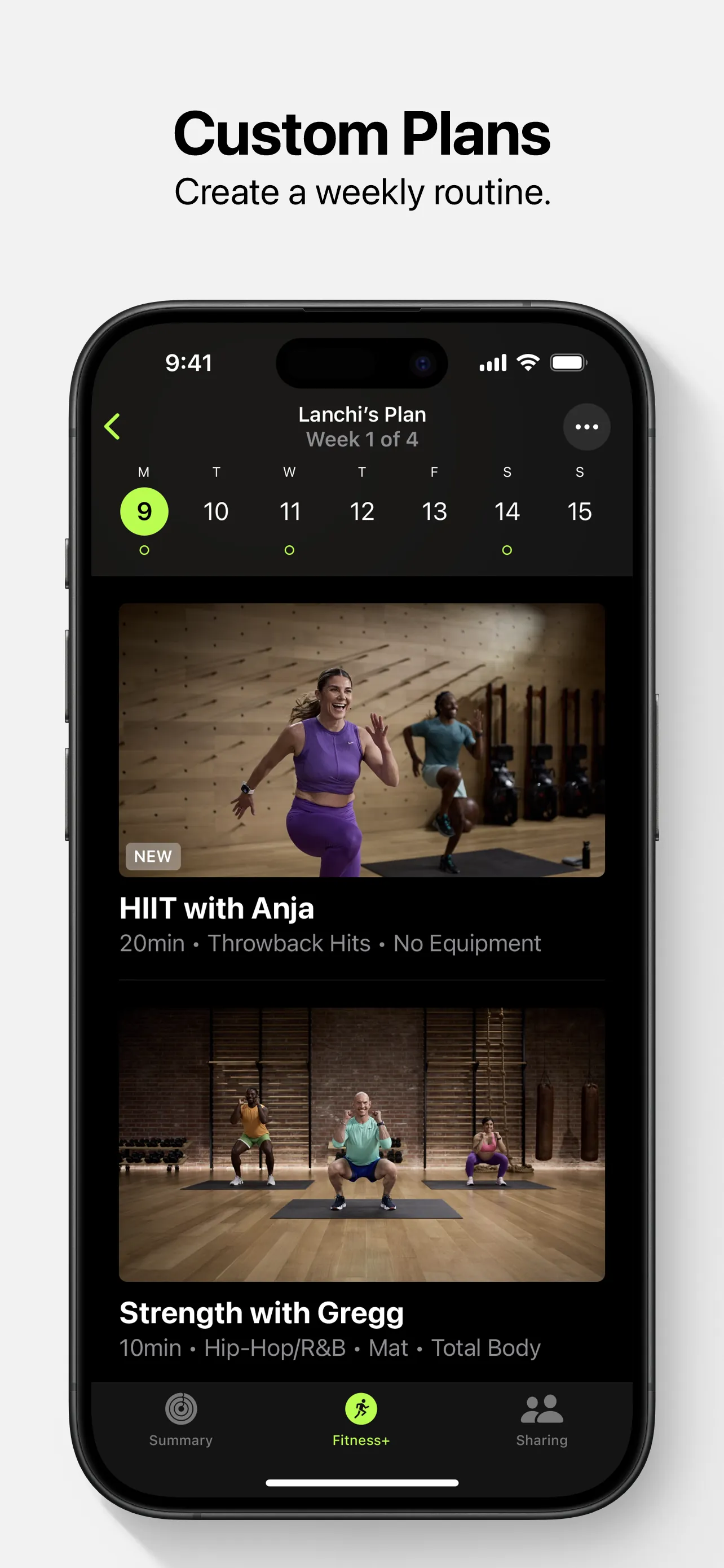 Apple Fitness iphone screenshot 5