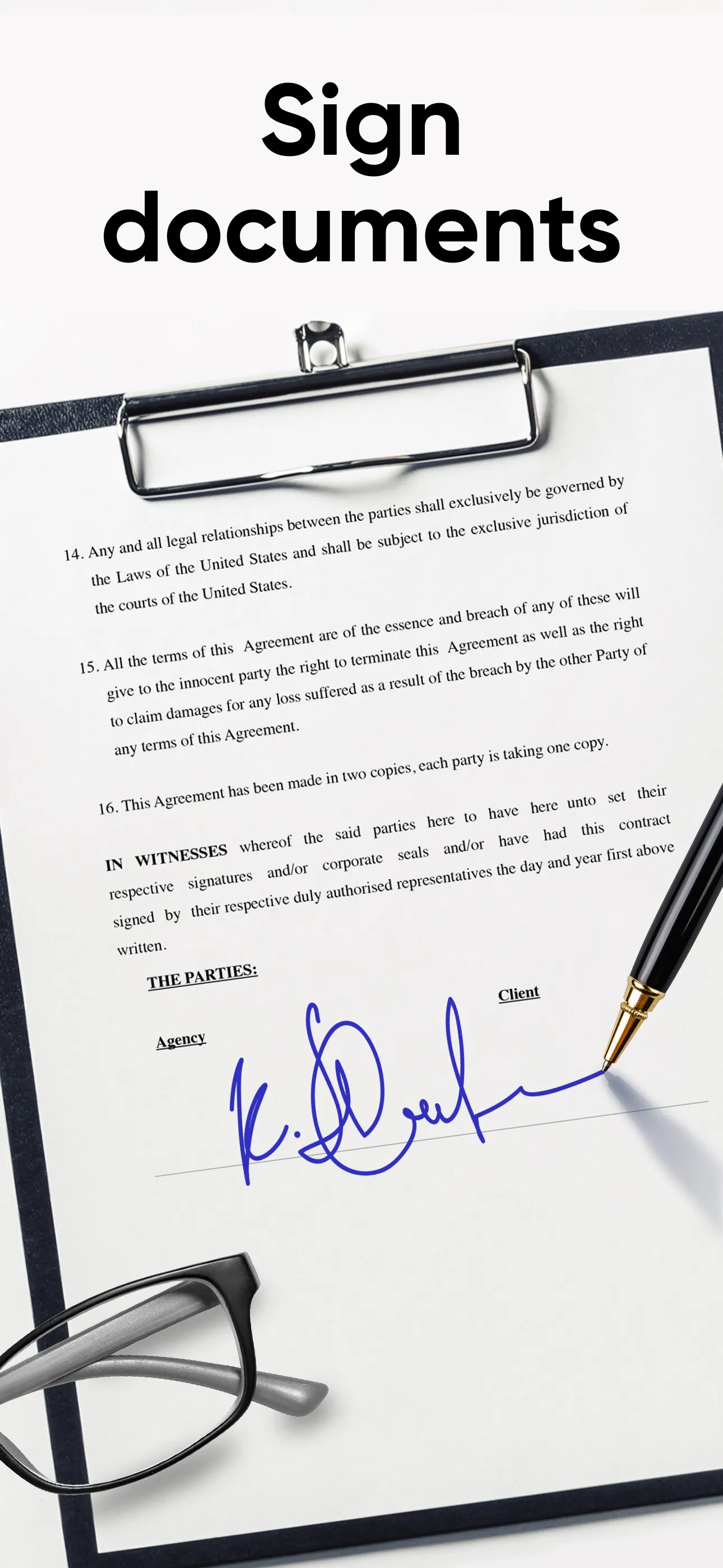 eSign App: Sign PDF Documents iphone screenshot 1