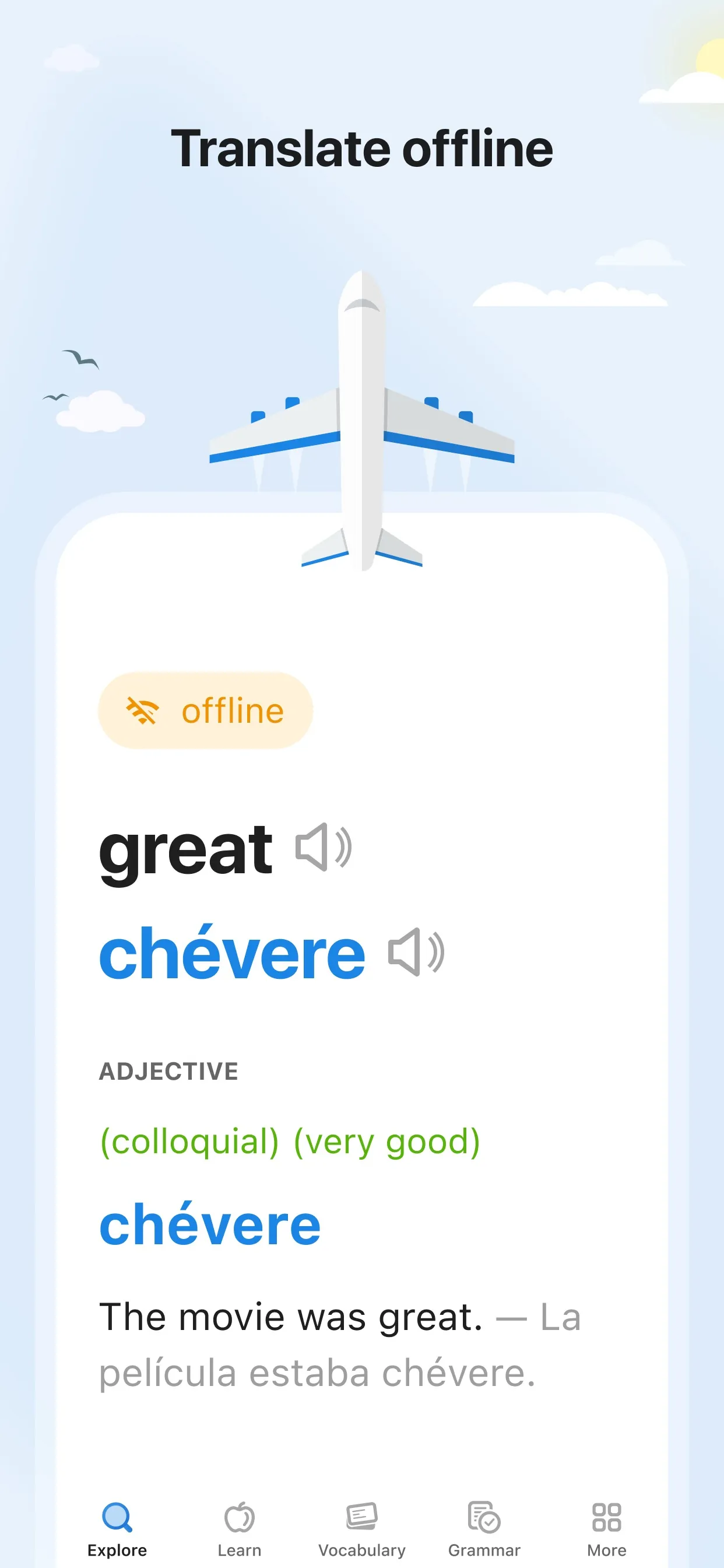 SpanishDictionary.com Learning iphone screenshot 4