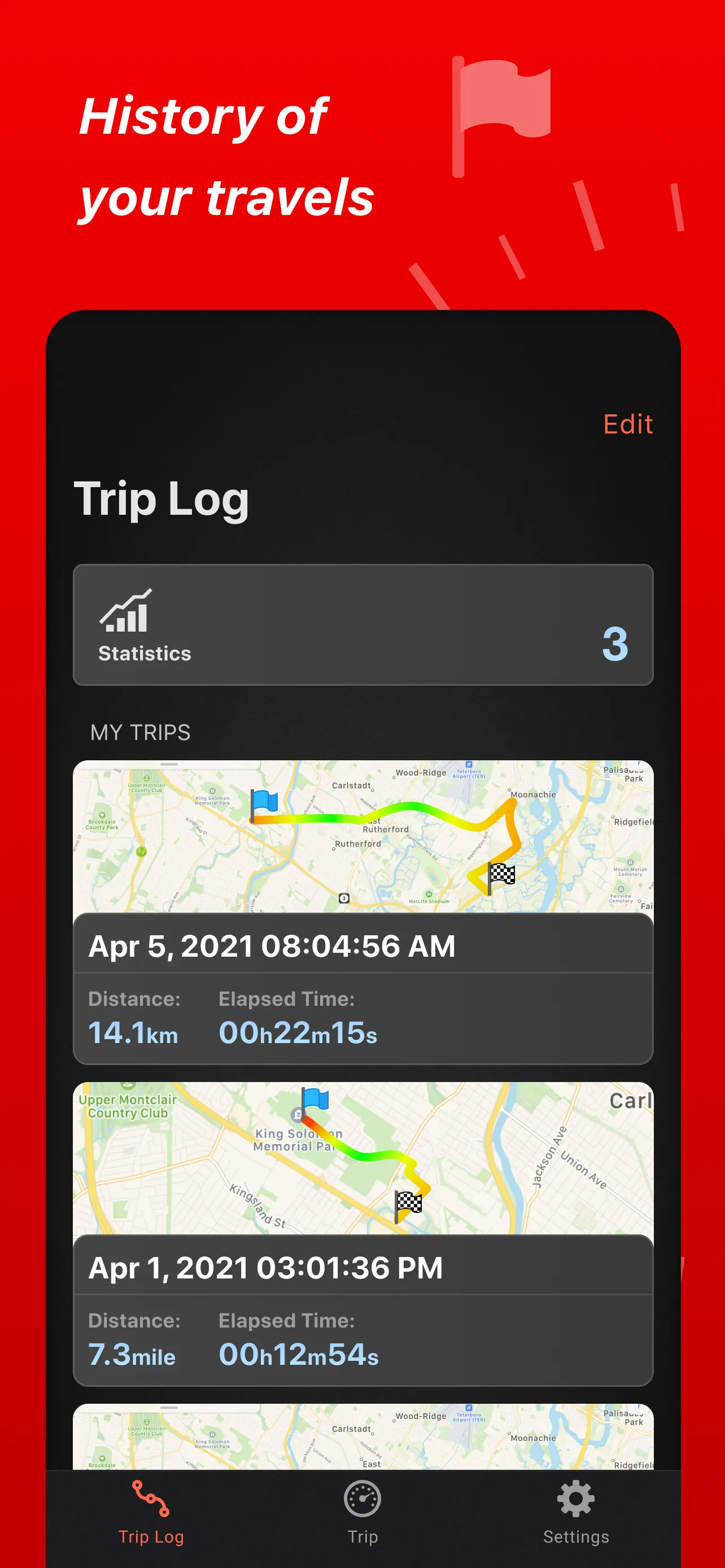 Speed Tracker: GPS Speedometer iphone screenshot 7