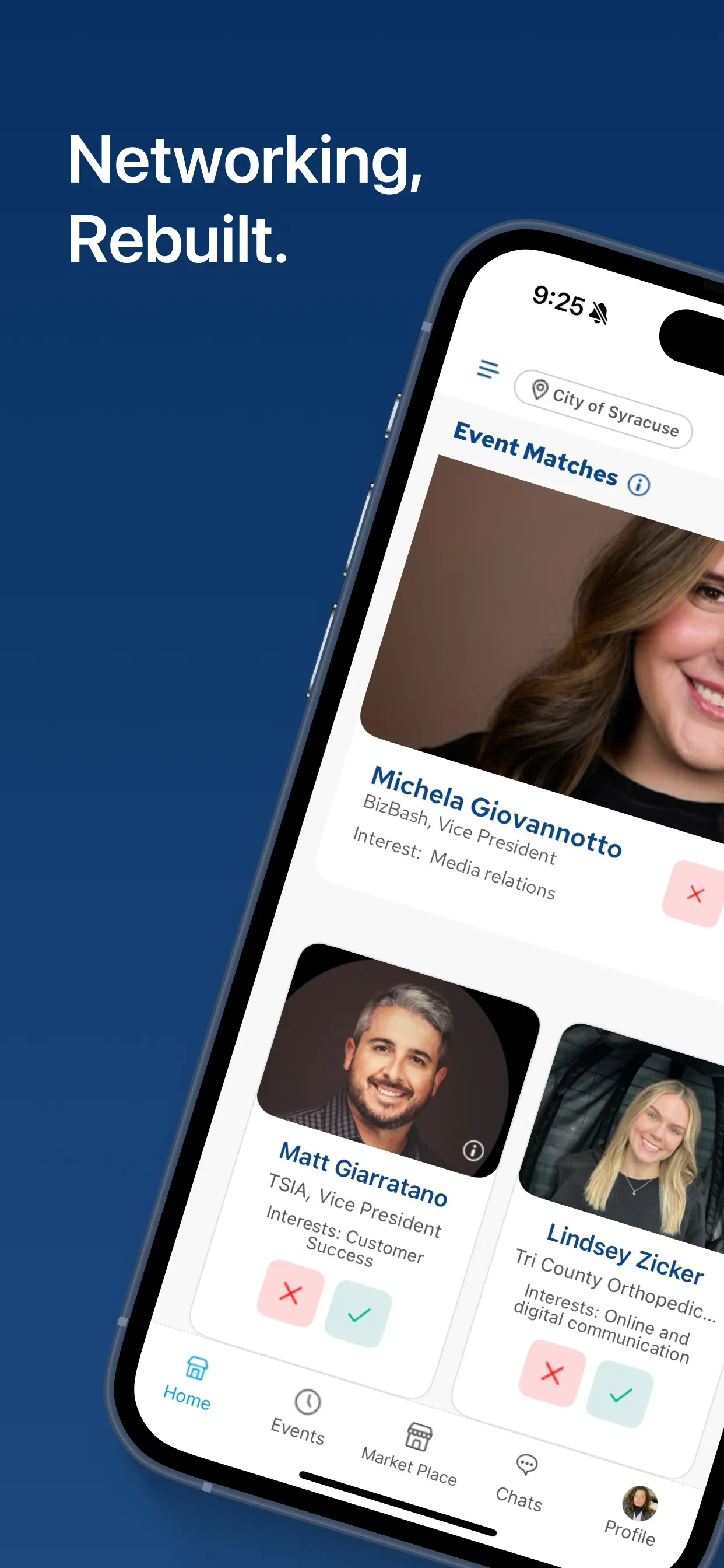 MatchPoint: AI Networking iphone screenshot 1