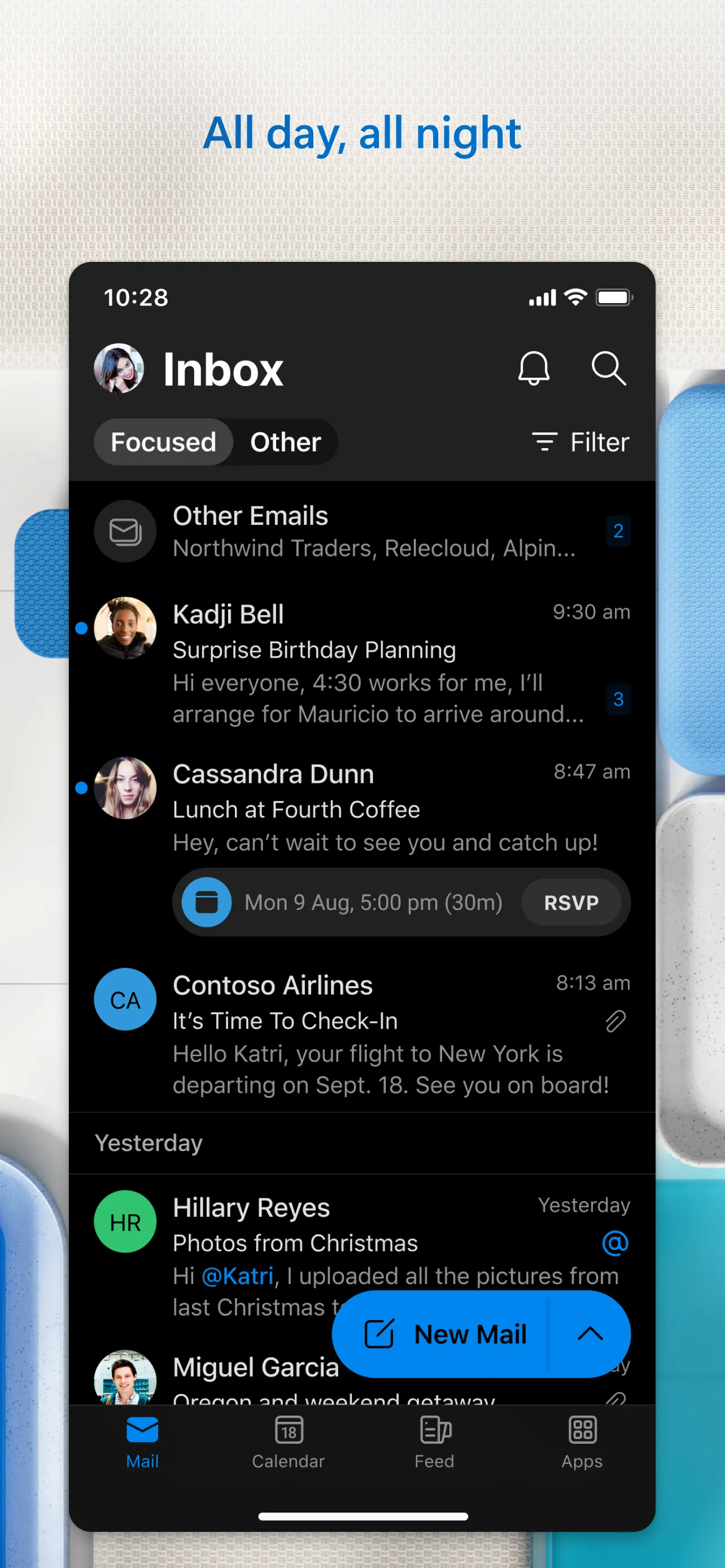 Microsoft Outlook iphone screenshot 6
