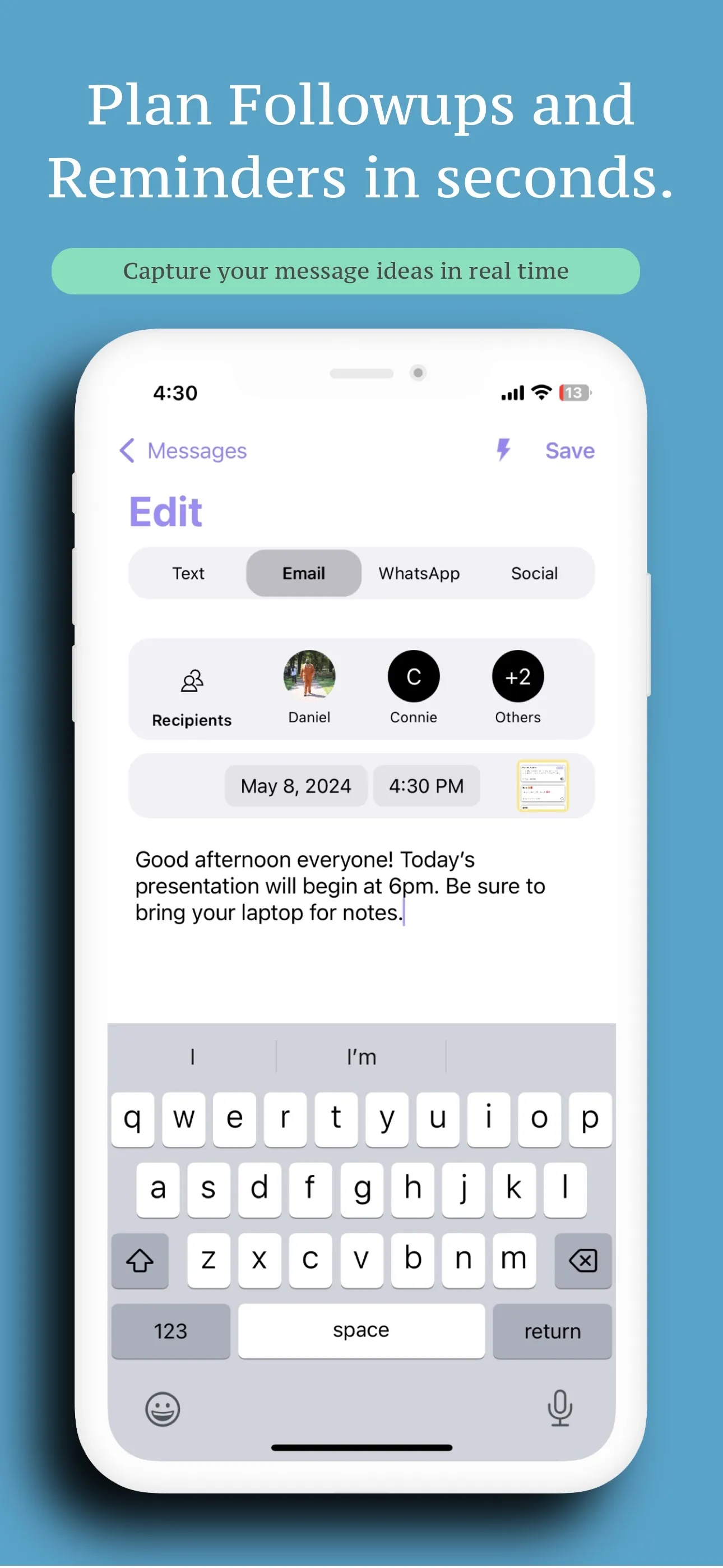 Moxy Messenger iphone screenshot 4