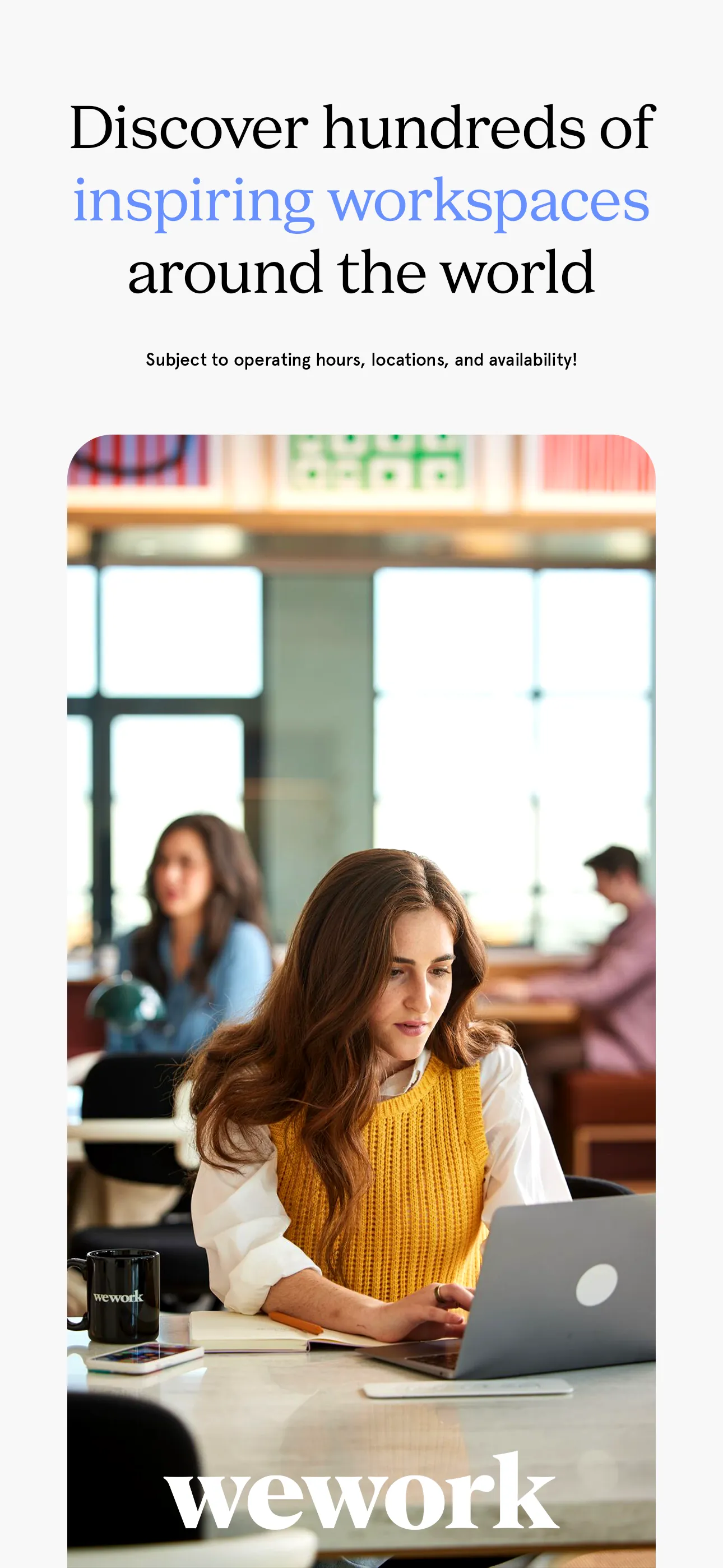 WeWork: Flexible Workspace iphone screenshot 1