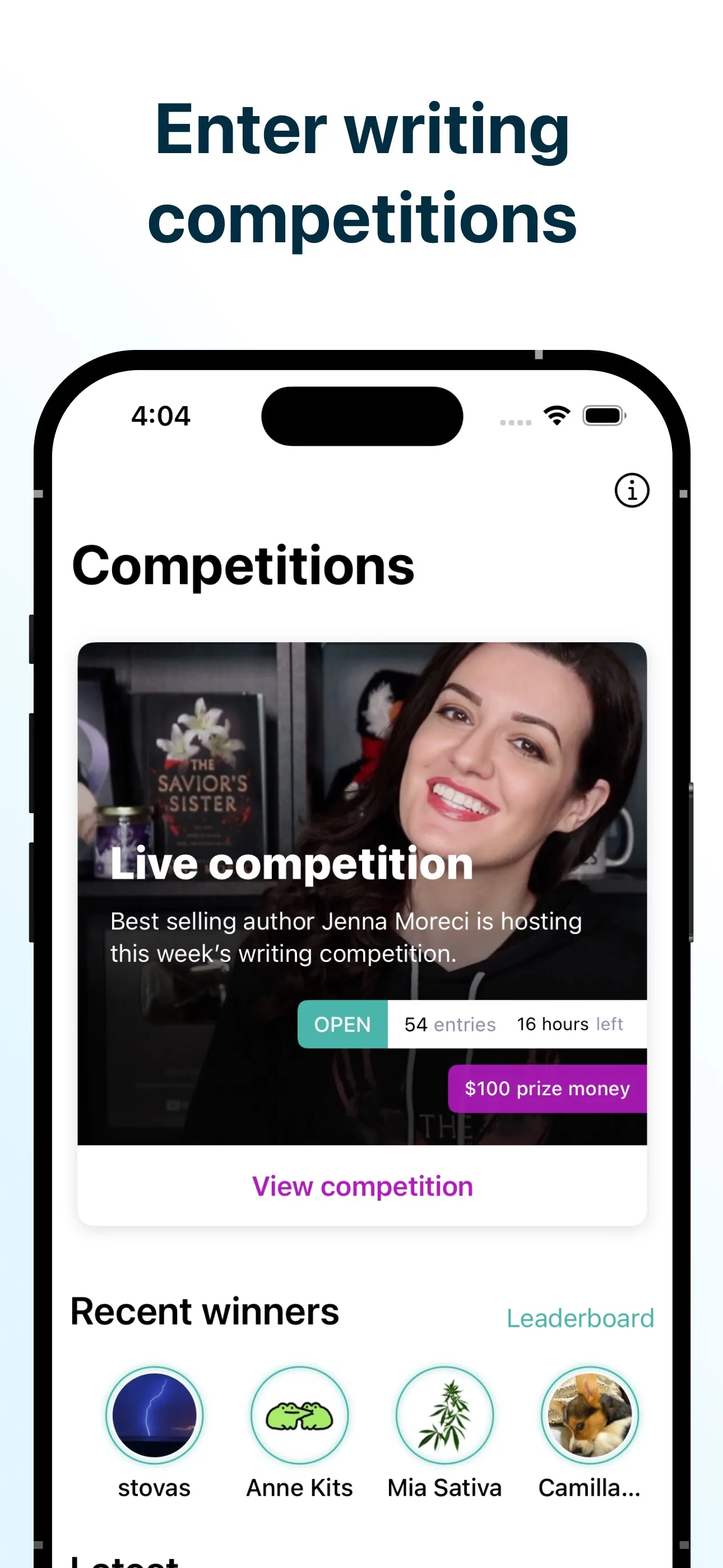 Daily Prompt: Creative Writing iphone screenshot 7