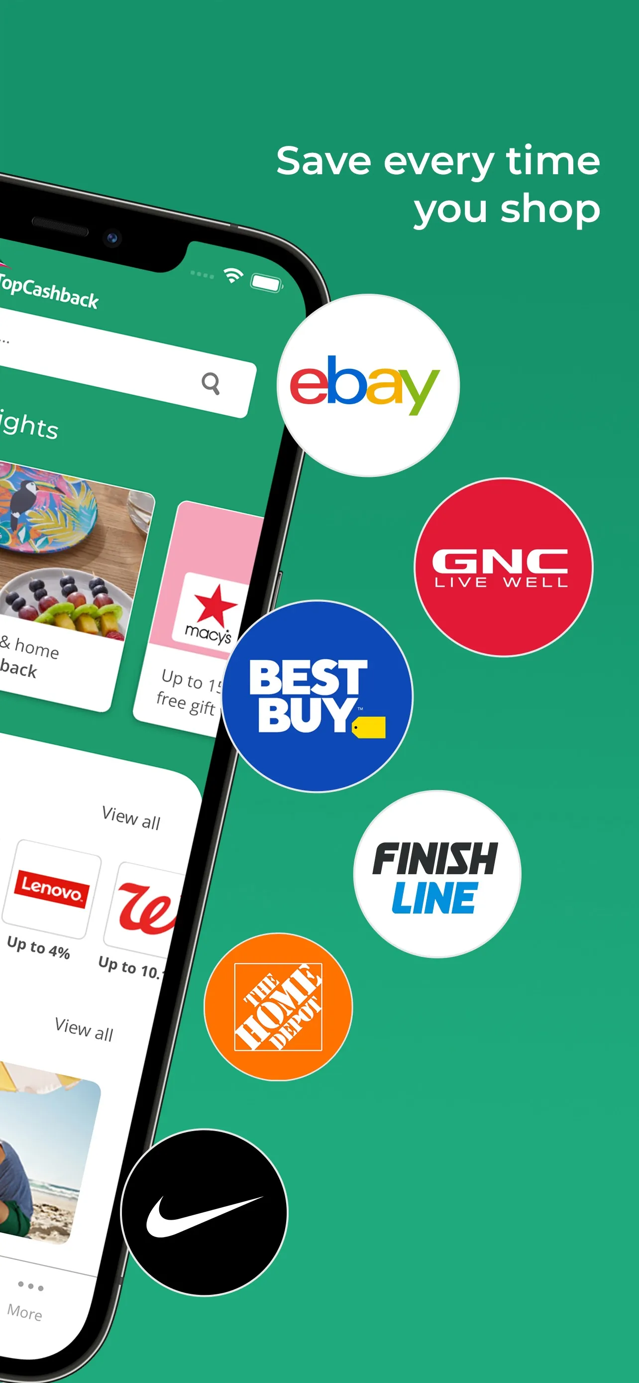 TopCashback: Cash Back & Deals iphone screenshot 2