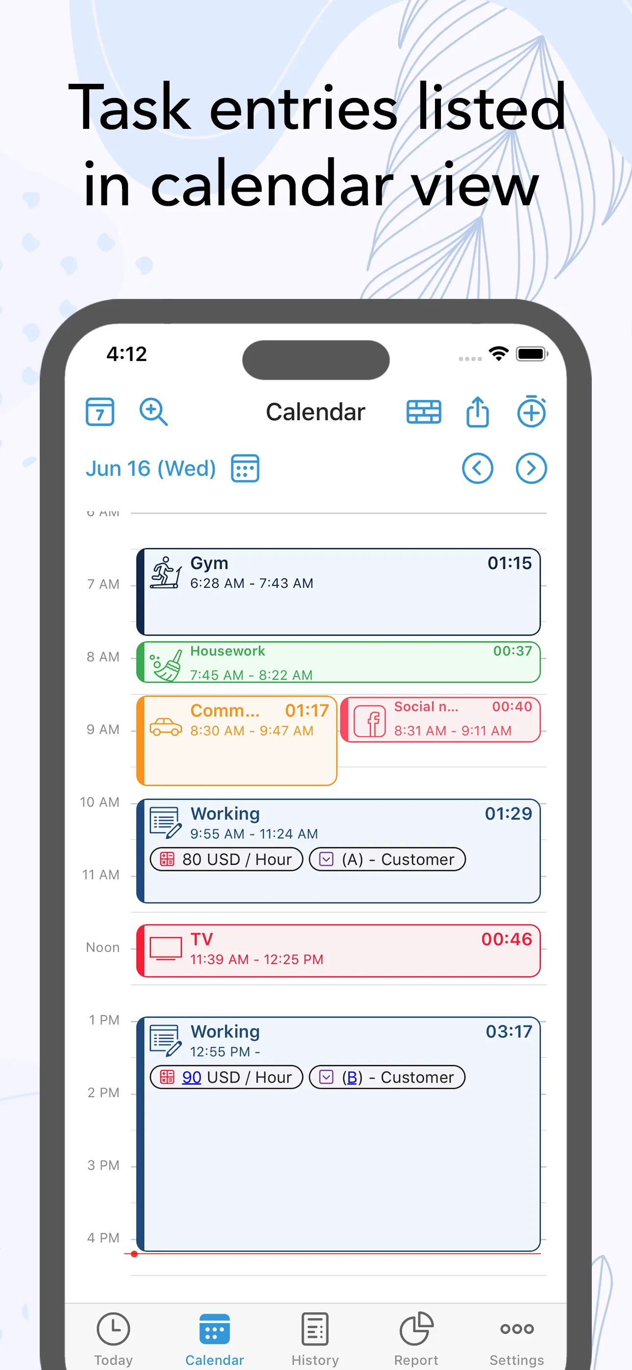 ATracker PRO Time Tracker iphone screenshot 5