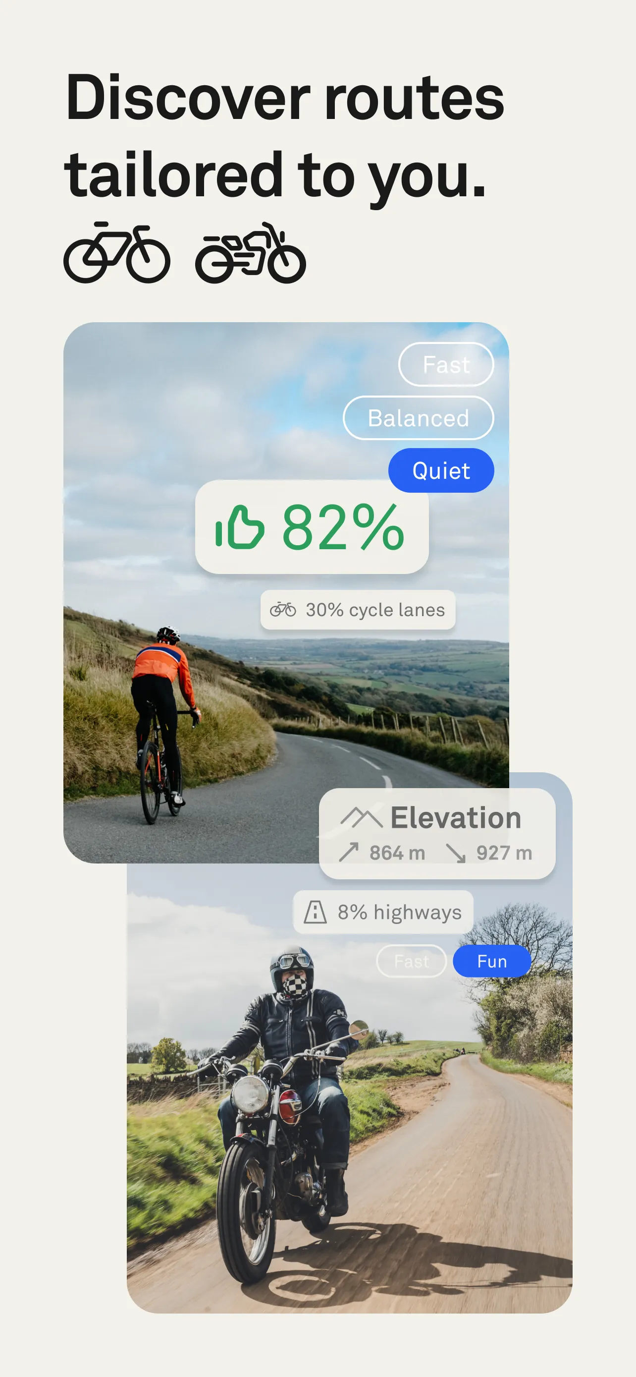 Beeline Bike Navigation iphone screenshot 1