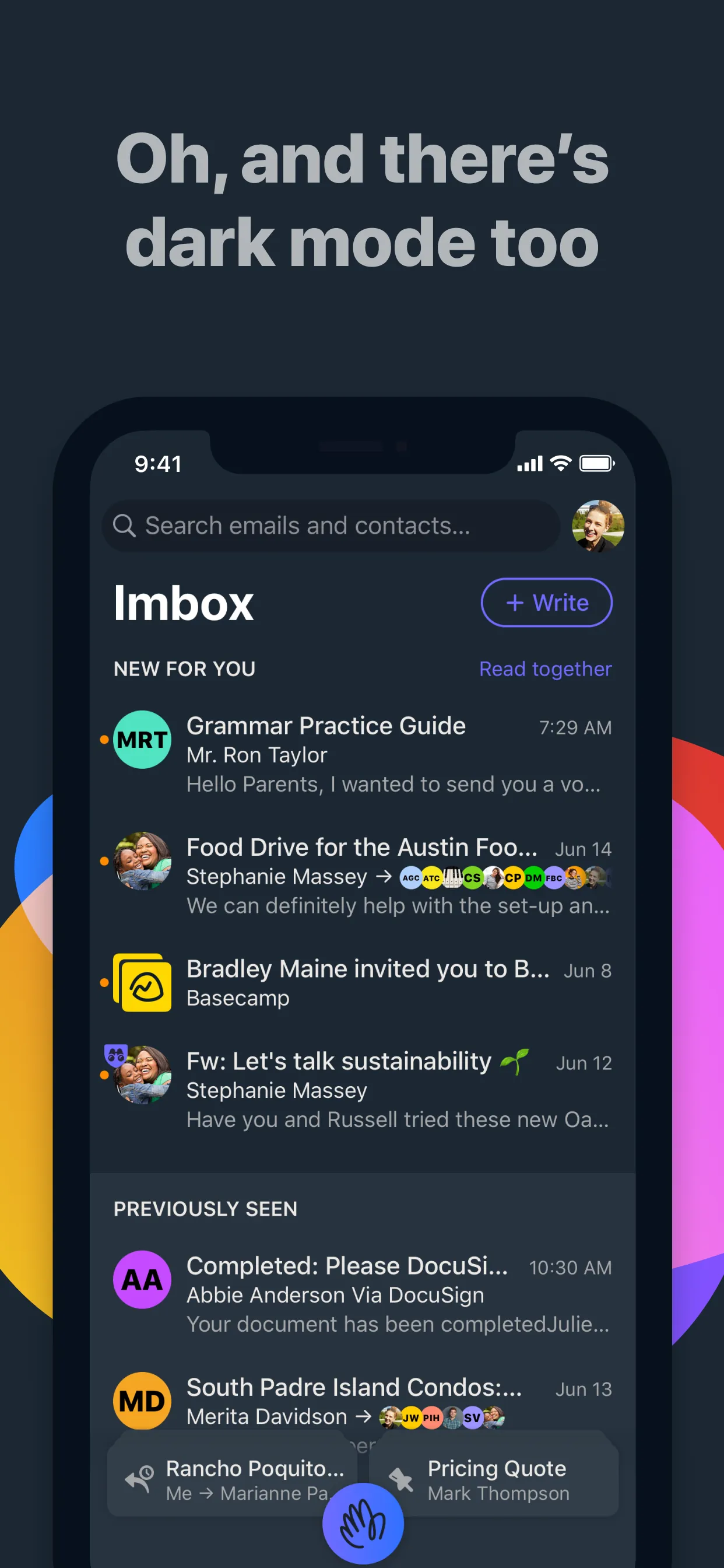 HEY Email iphone screenshot 8