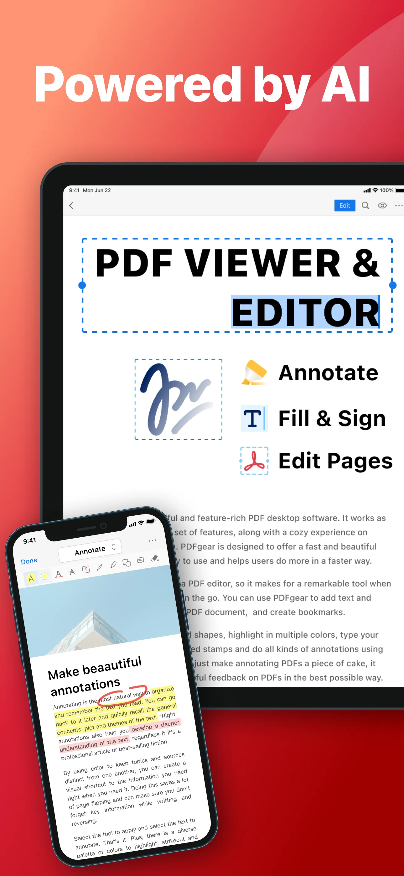 PDF Gear - PDF Editor & Reader iphone screenshot 6