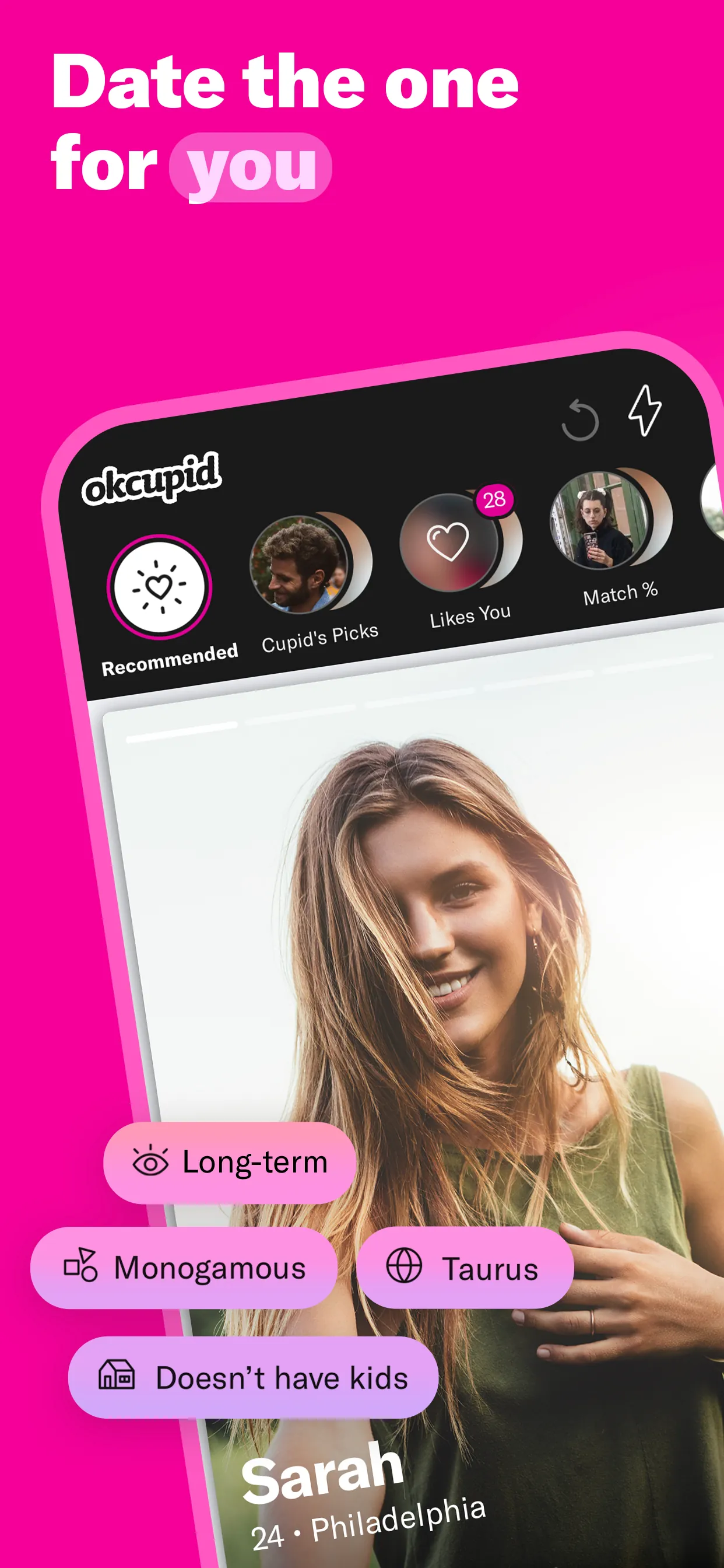 OkCupid Dating: Date Singles iphone screenshot 1