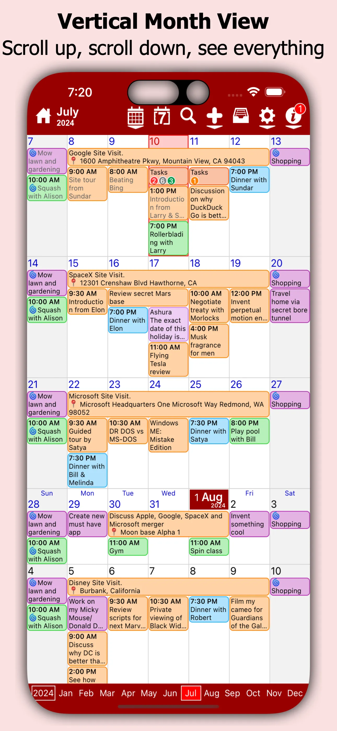 myCal PRO Planner iphone screenshot 5