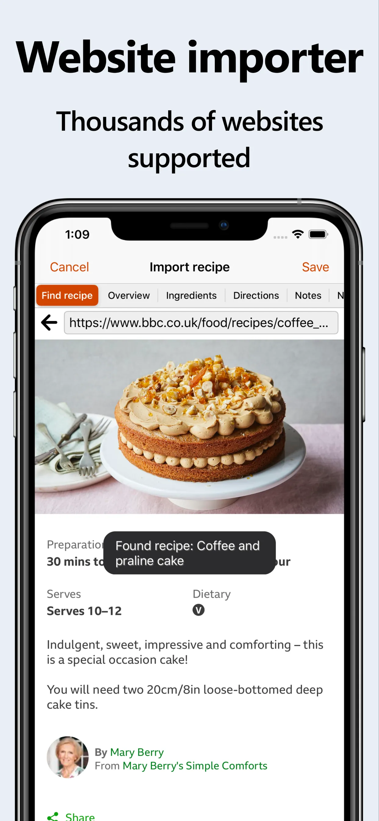 Recipe Keeper iphone screenshot 3