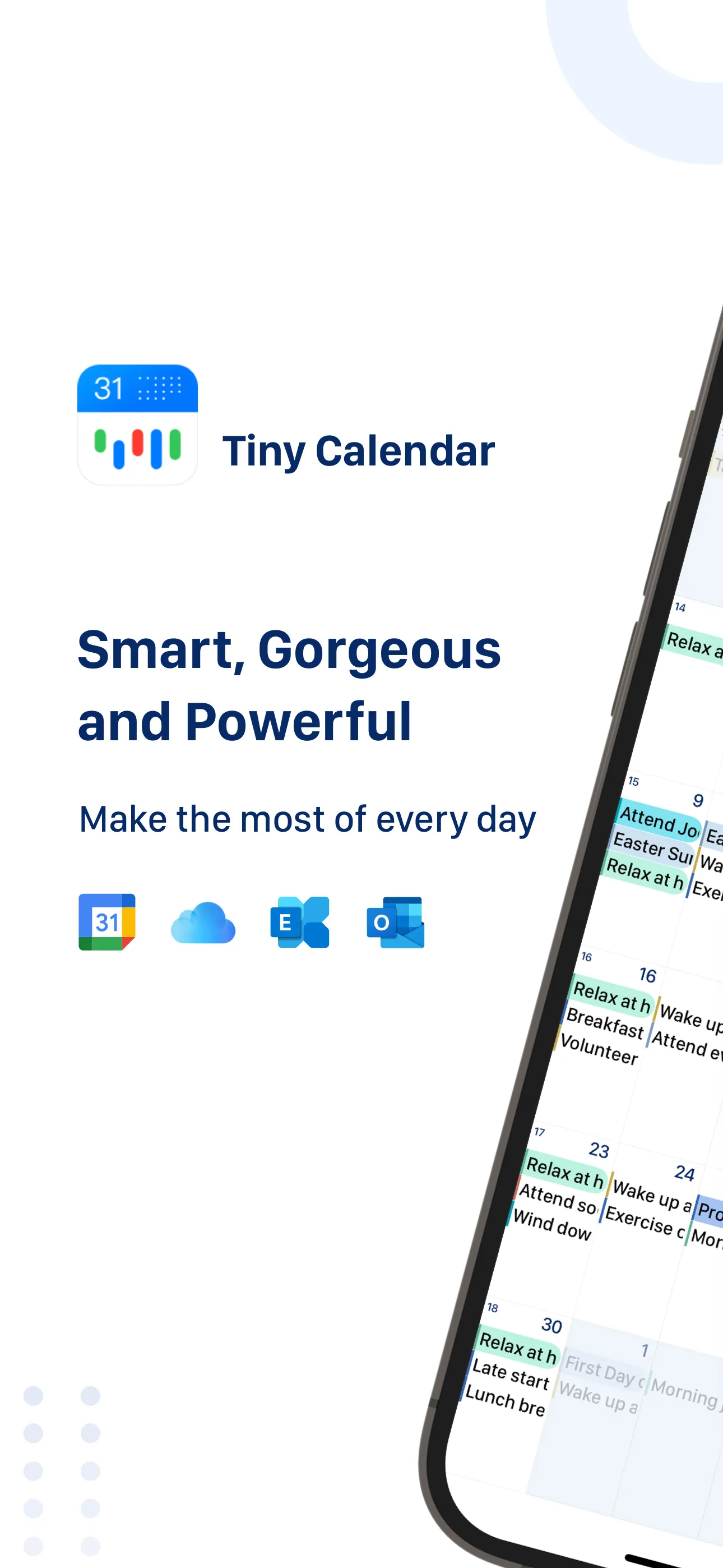 Tiny Calendar: Planner & Tasks iphone screenshot 1