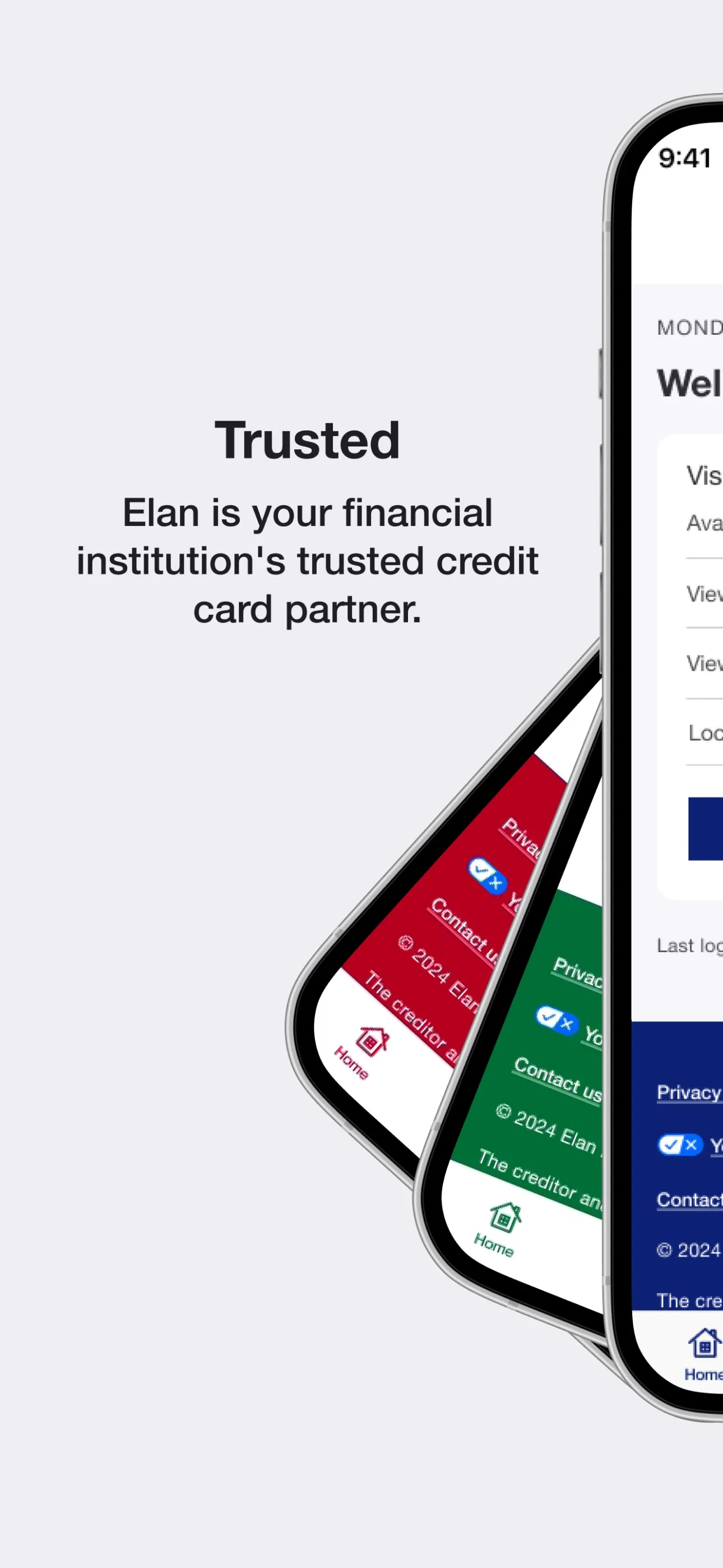 Elan Credit Card iphone screenshot 1