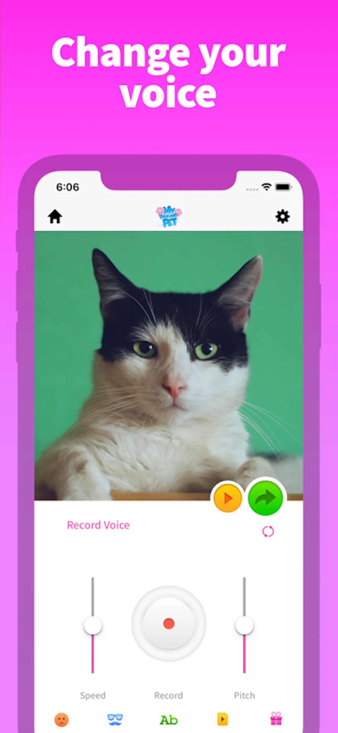 My Talking Pet iphone screenshot 4