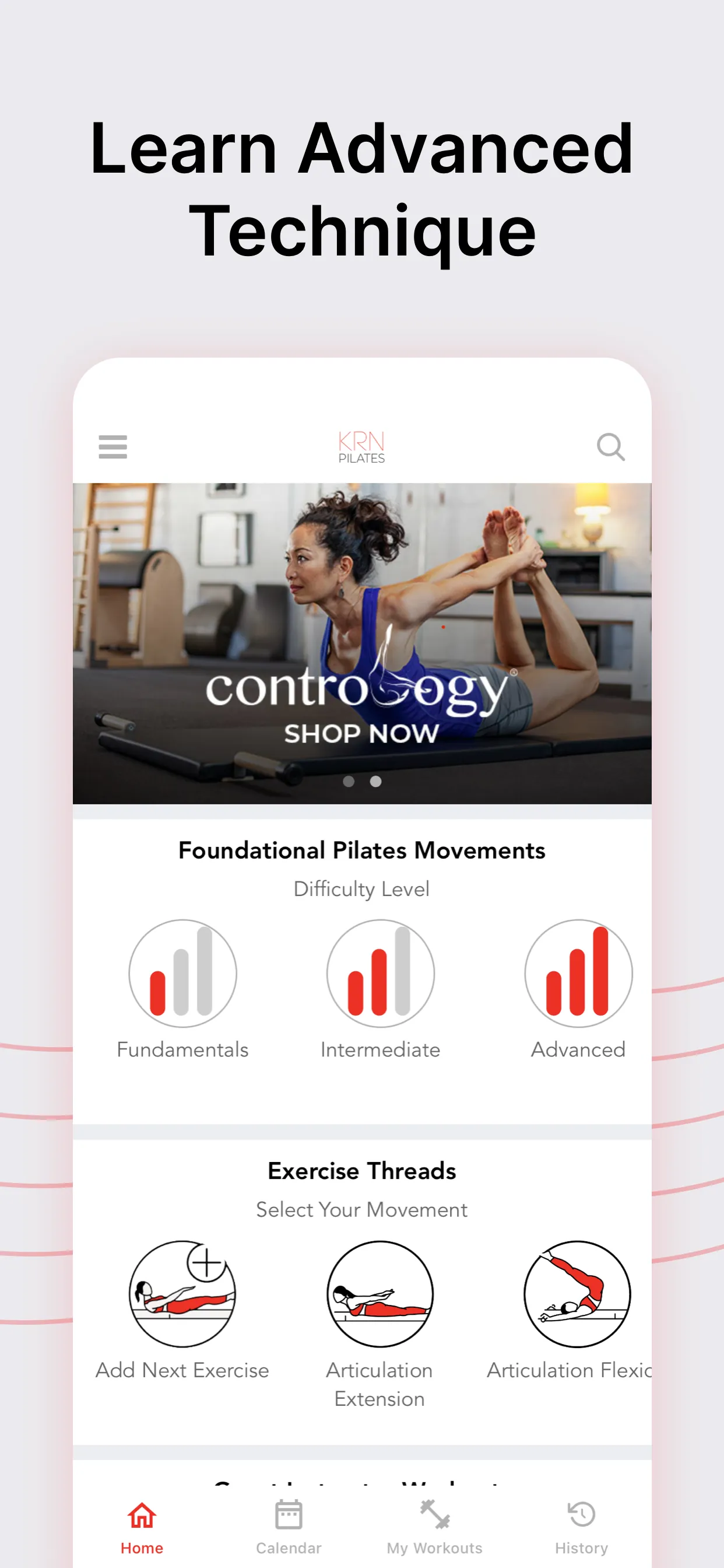 KRN Pilates: Train & Workout iphone screenshot 5