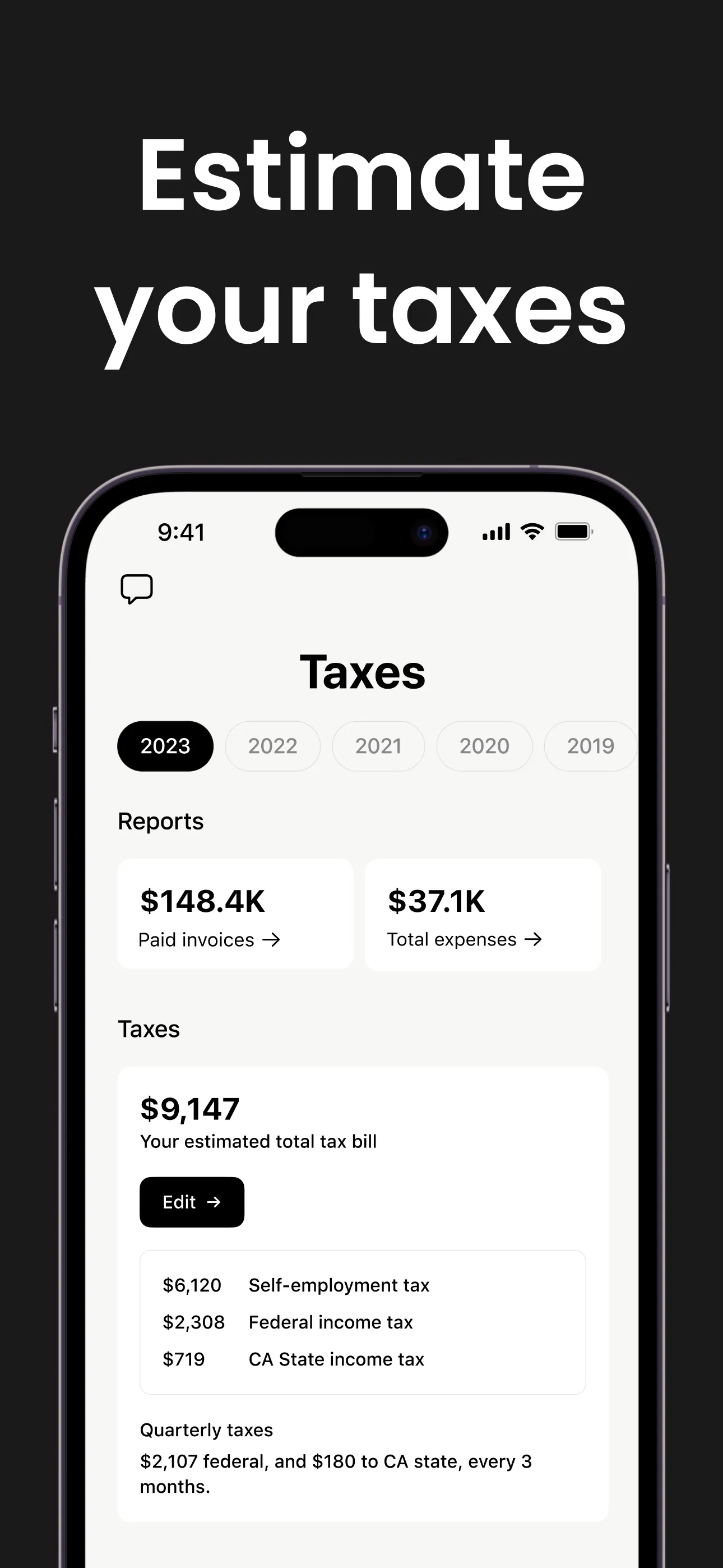Tofu: Accounting & Bookkeeping iphone screenshot 4