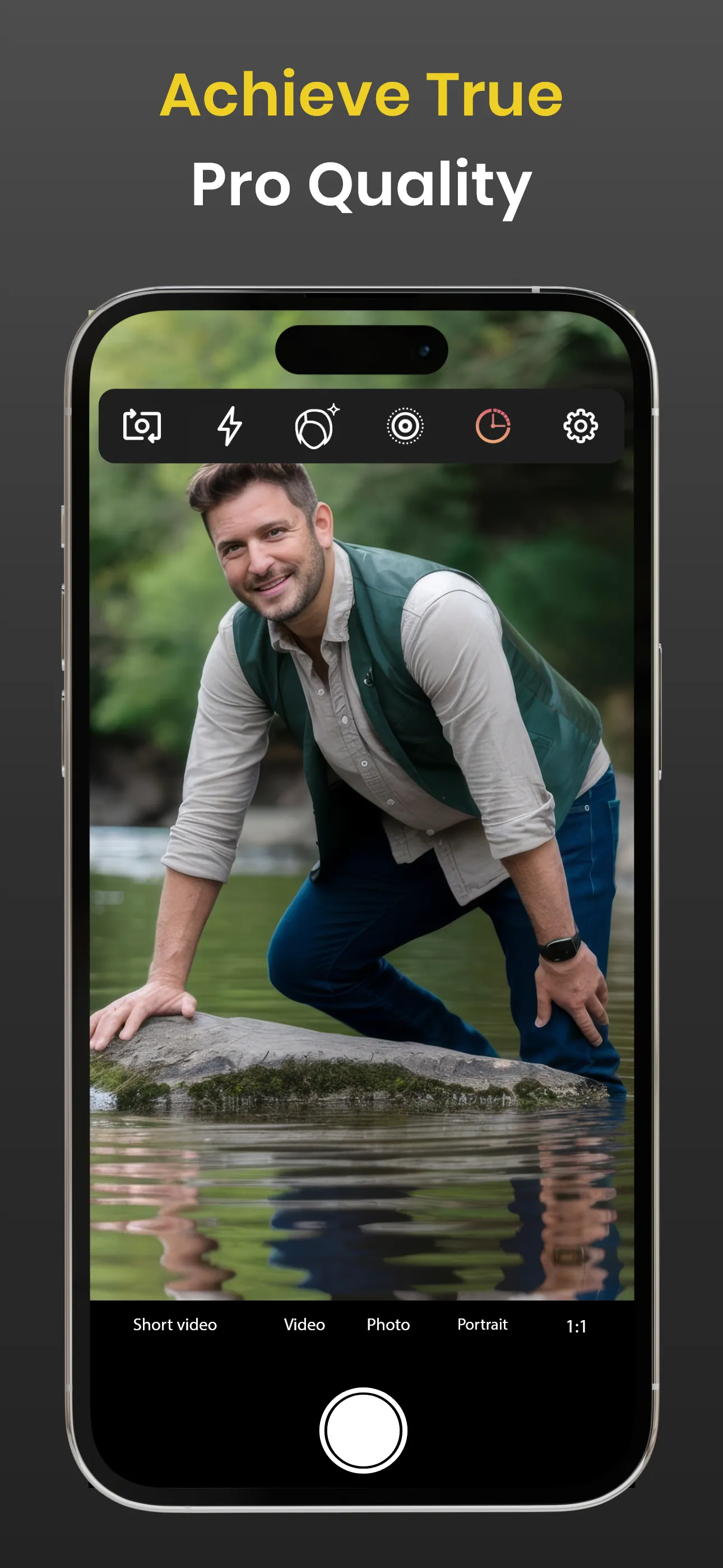 Pro Camera with RAW & Focus iphone screenshot 2