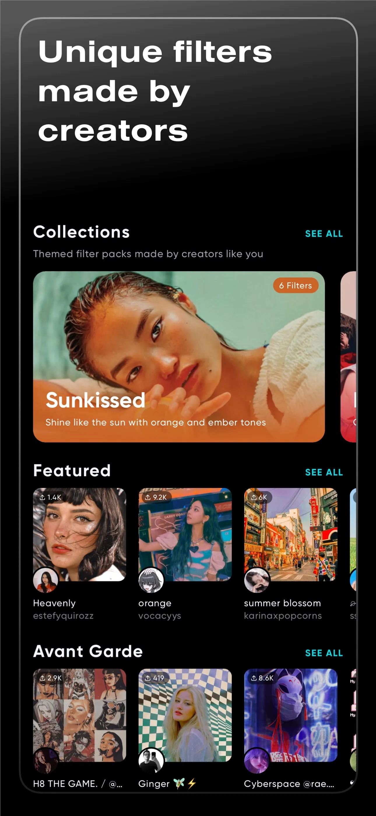 Polarr: Photo Filters & Editor iphone screenshot 1